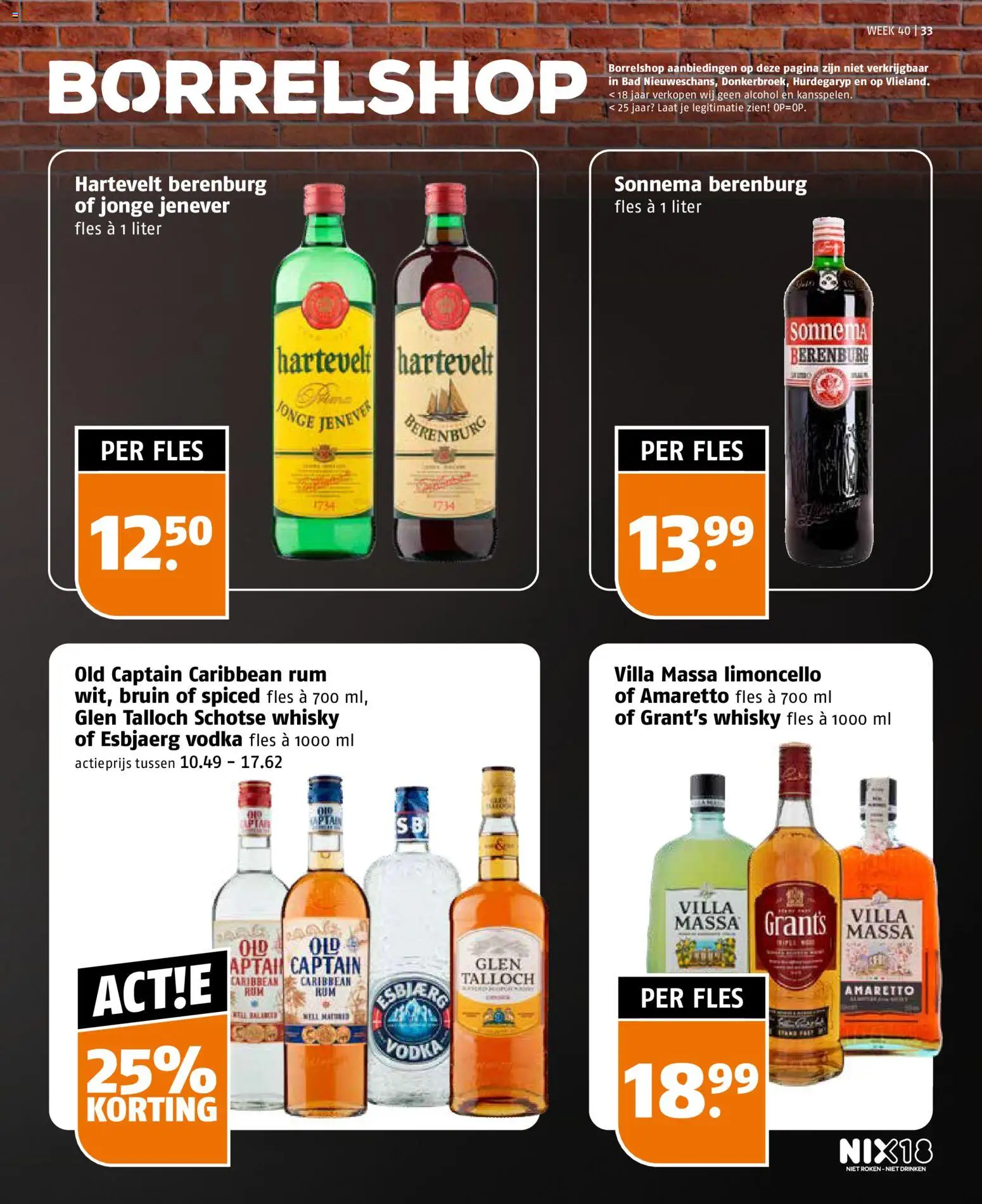 {H1} | Pagina: 33 | Producten: Vodka, Whisky, Bad, Schotse whisky