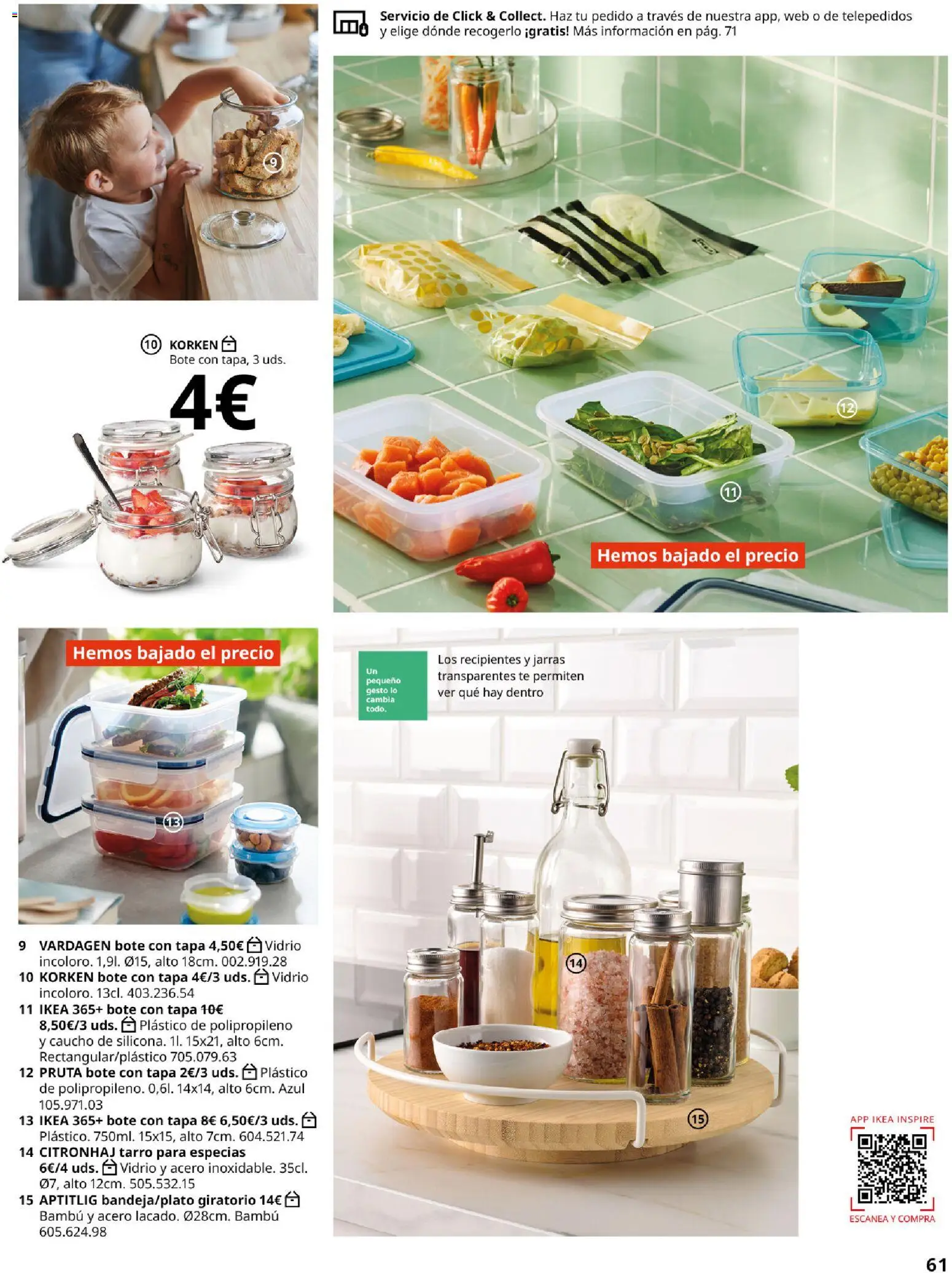 IKEA - Accesorios y decoración │ válido desde el 01/09/2026 | Página: 61 | Productos: Té, Especias