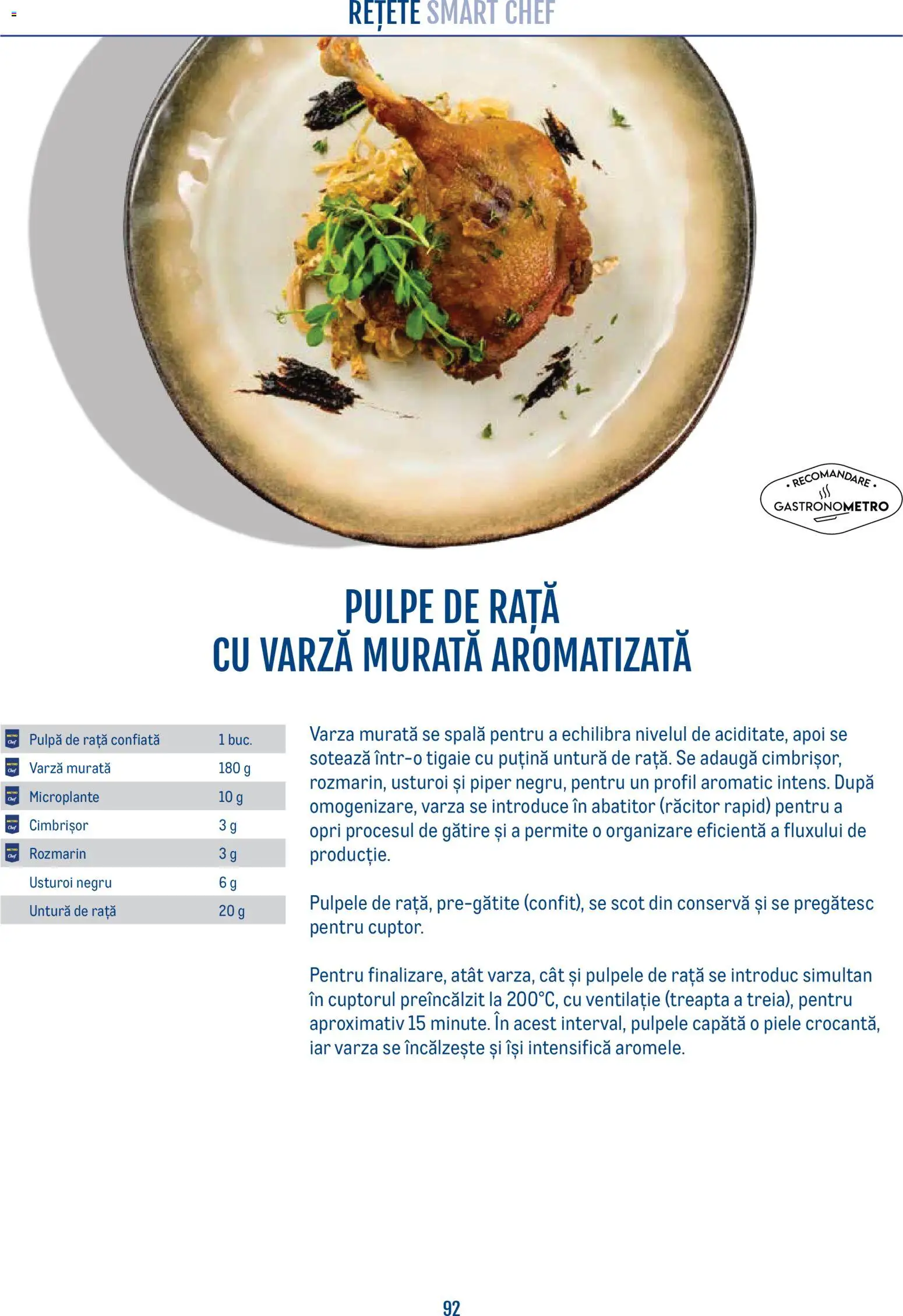 Noul catalog Metro – valabil de la 21.04.2026 | Pagină: 92 | Produse: Tigaie, Rață, Piper, Varza murata