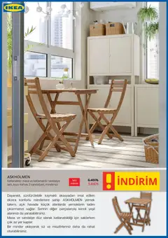 01.06.2026 tarihinden itibaren geçerli olan IKEA kataloğu önizlemesi | Sayfa: 4 | Ürünler: Katlanabilir sandalye, Masa, Sandalye