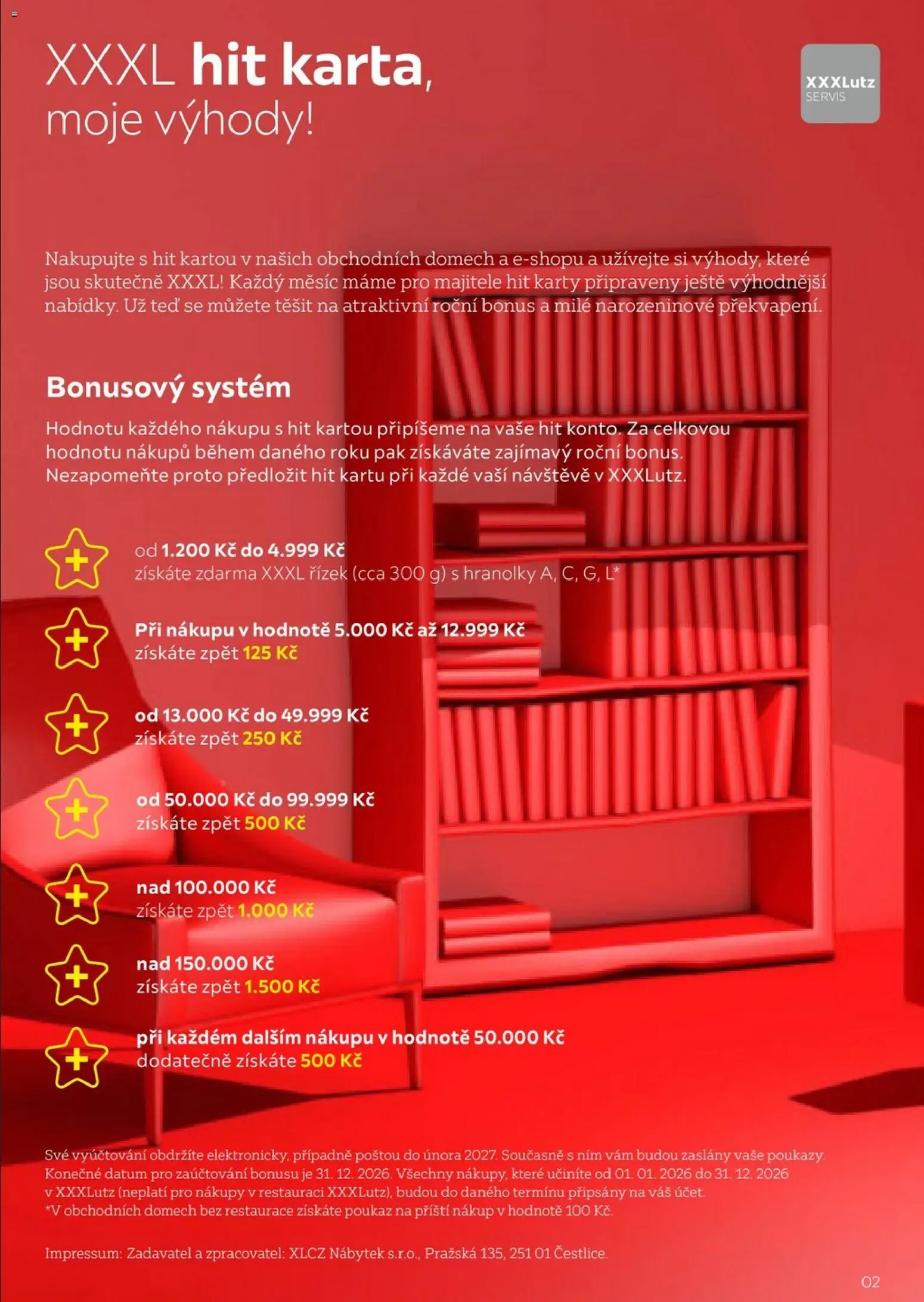 XXXLutz leták - Být věrným zákazníkem se vyplatí od 01.08.2026 | Strana: 2 | Produkty: Hranolky, Nábytek, Karty