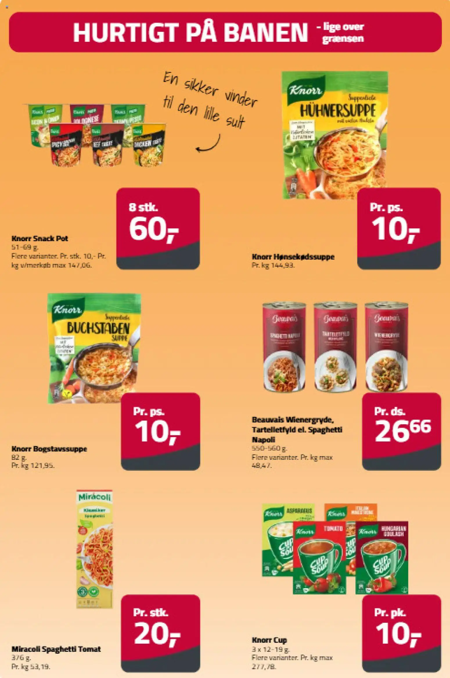 Fleggaard tilbudsavis – gyldig fra 19/08/2026 | Side: 18 | Produkter: Spaghetti, Suppe