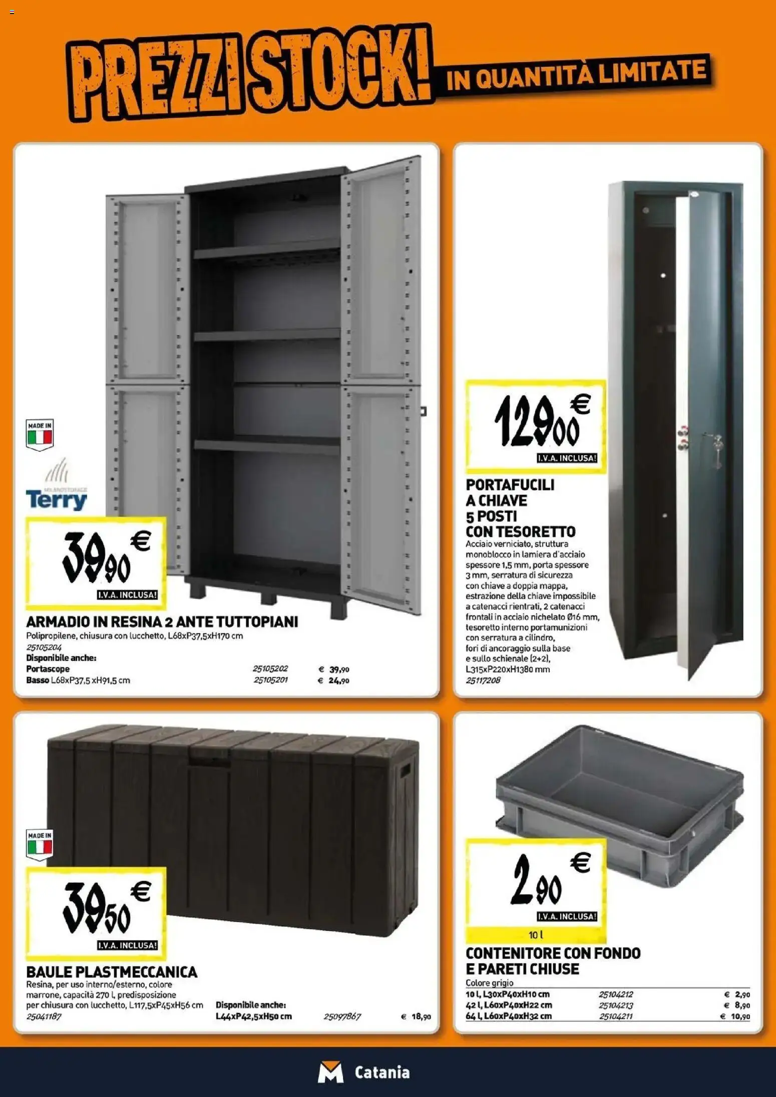 Volantino TECNOMAT del 12.03.2026 | Pagina: 15 | Prodotti: Baule, Contenitore, Armadio