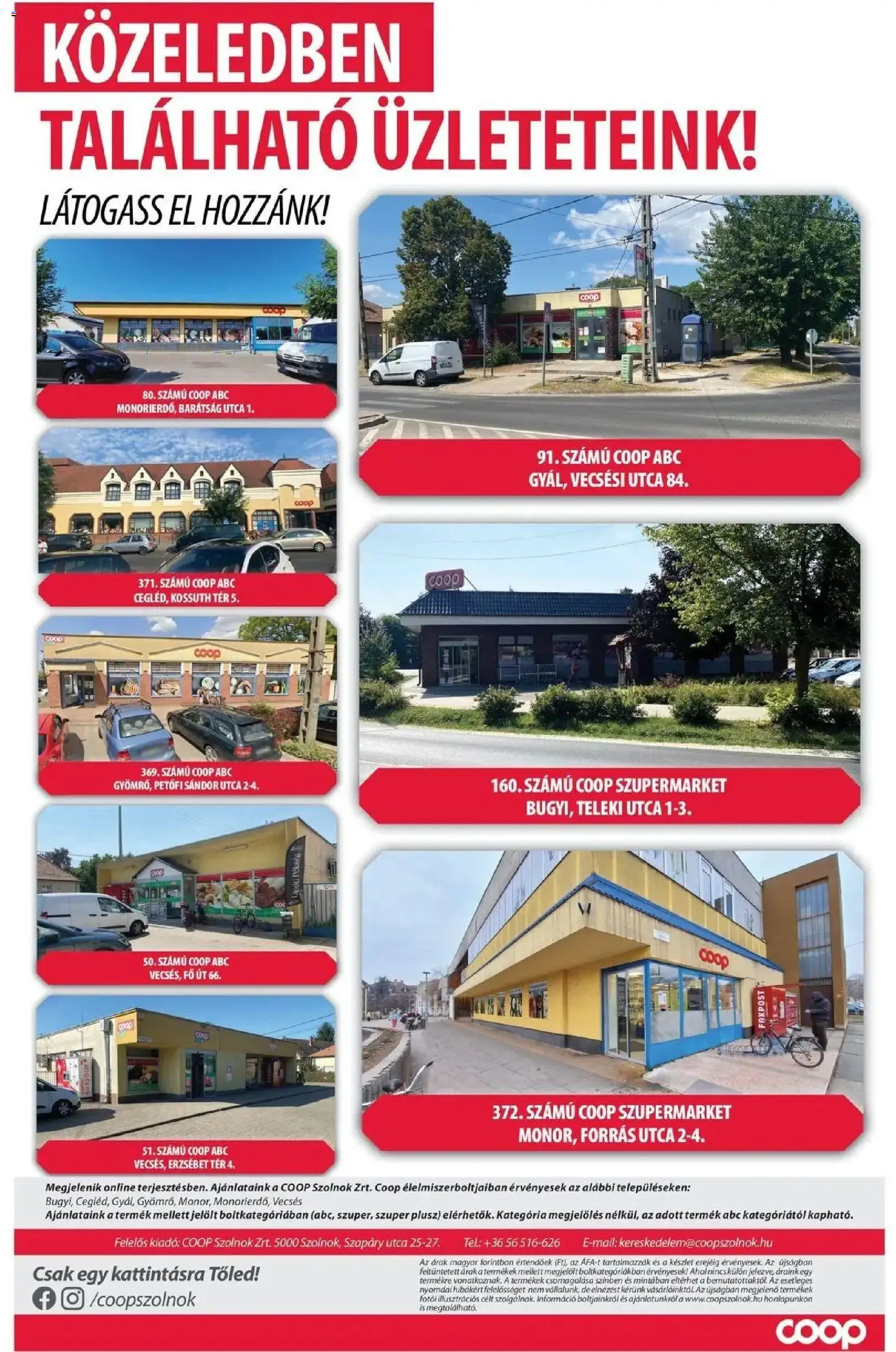 COOP Szolnok akciós újság Monorierdő - 2026.10.22. -tól/töl > akció, lapozható szórólap 🛍️ | Oldal: 8