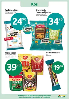 Forhåndsvisning av Sørlandschips, Dill & gressløk, 100 g gyldig fra 15.06.2026 | Side: 7