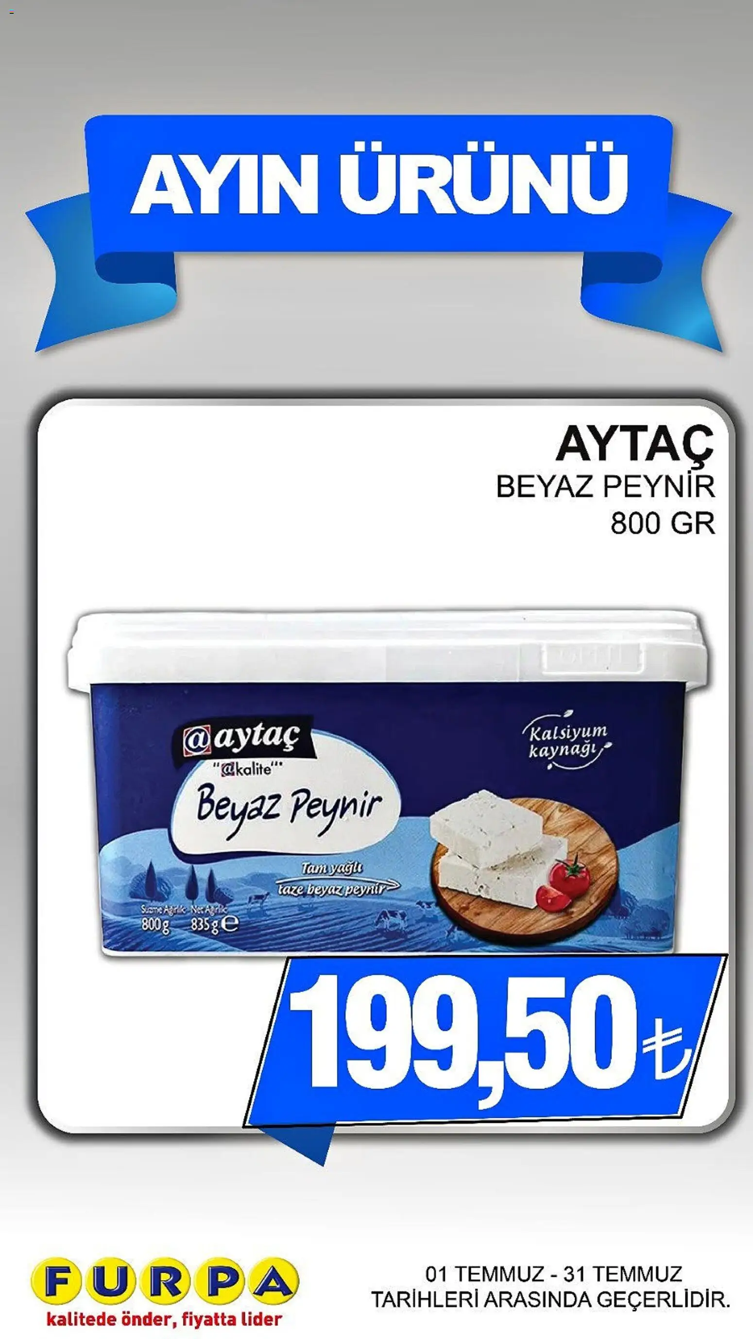 Furpa Katalog - 01 Temmuz 2026 tarihinden itibaren geçerlidir | Sayfa: 11 | Ürünler: Peynir