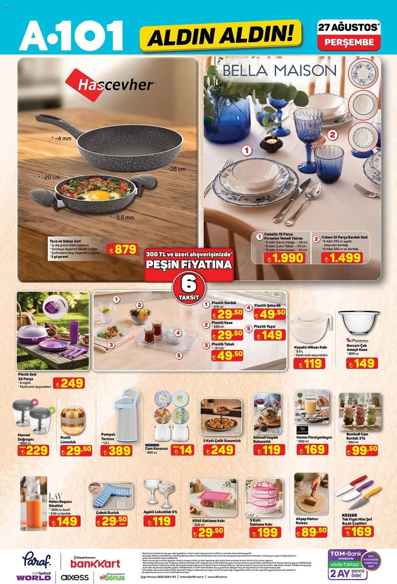 A101 - Katalog Aldın Aldın - 27 Ağustos 2026 tarihinden itibaren geçerlidir | Sayfa: 8