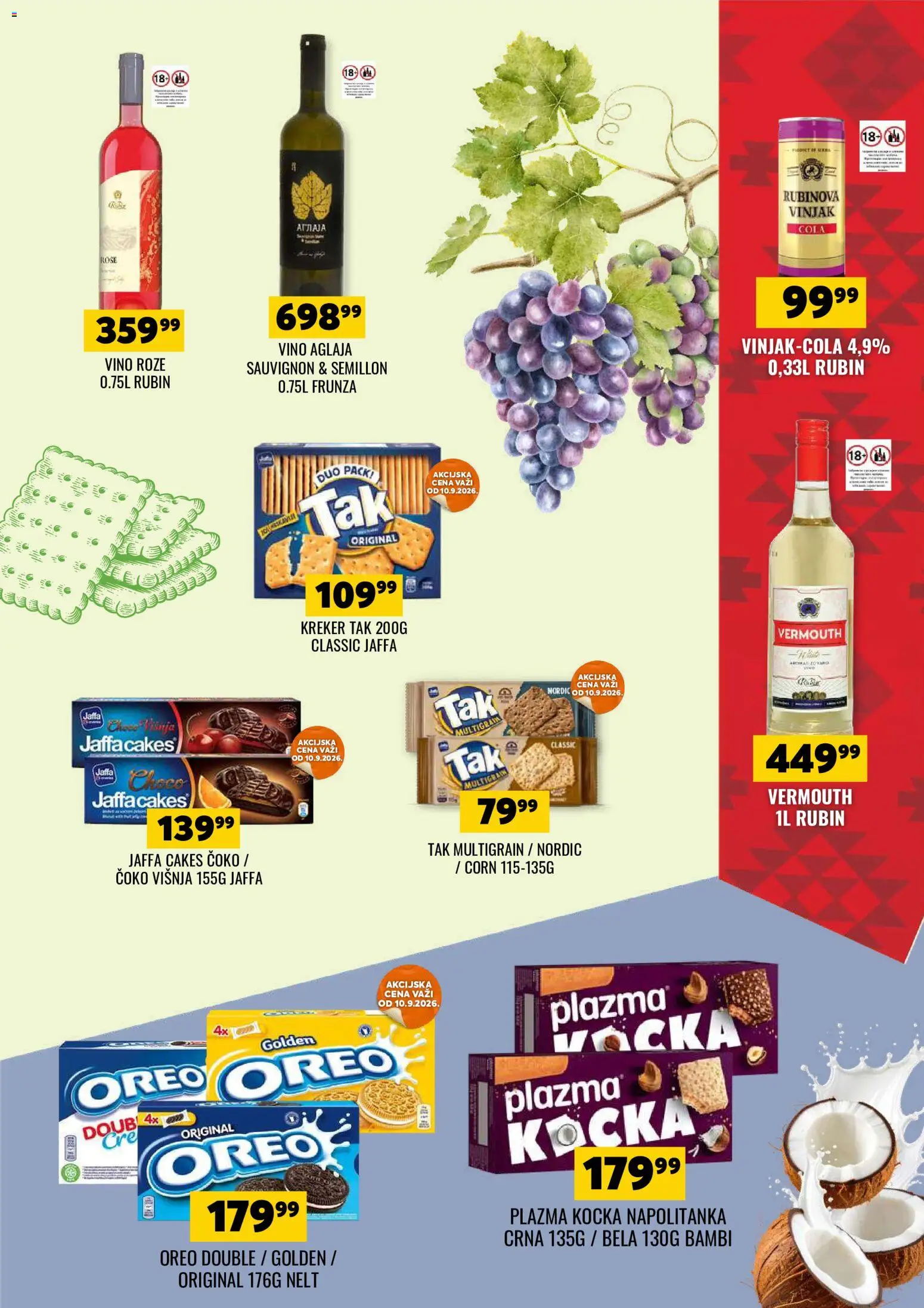 Tekijanka katalog - važi od 09.09.2026 | Strana: 11 | Proizvode: Oreo, Plazma, Višnja, Vino