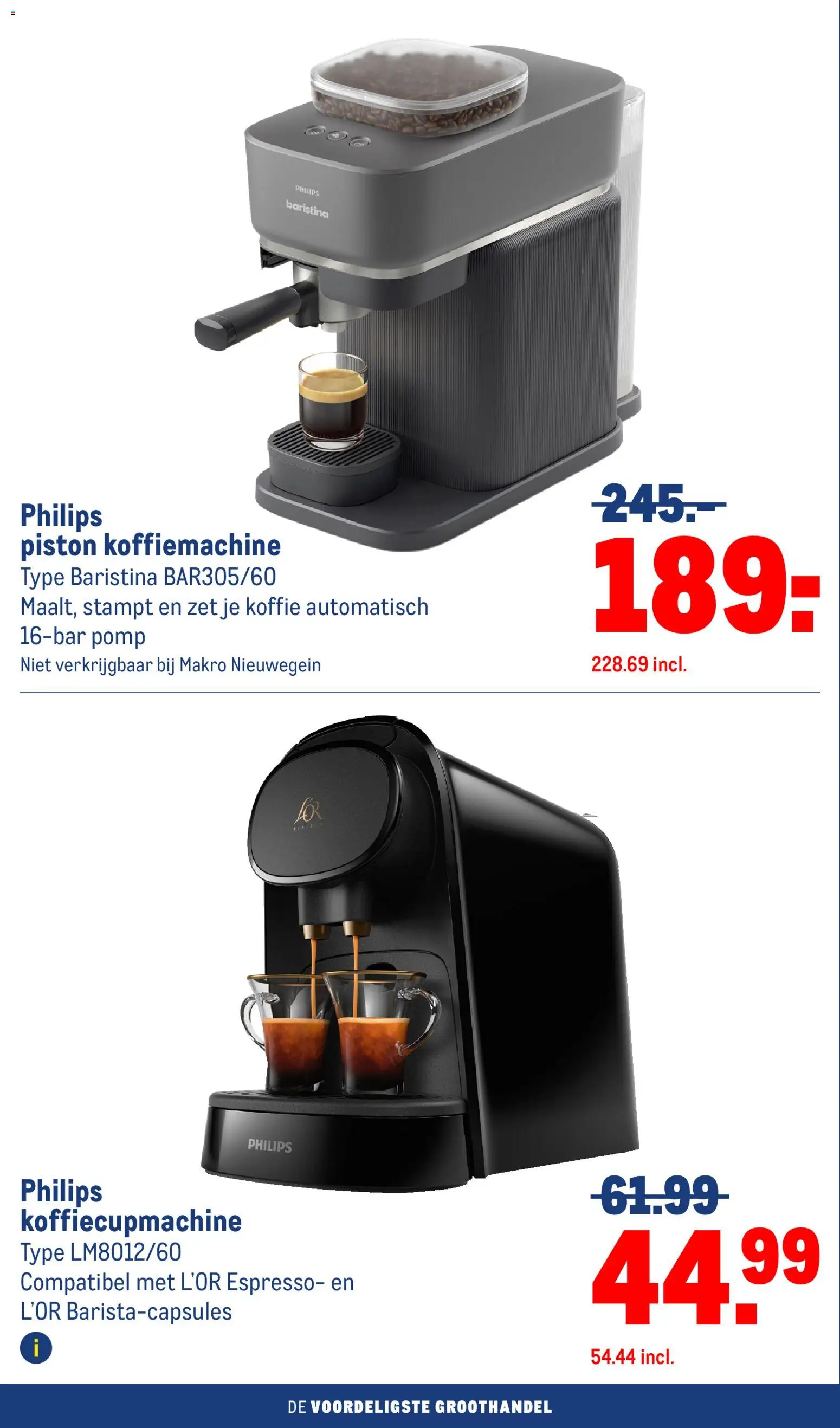 {H1} | Pagina: 10 | Producten: Koffie, Koffiemachine