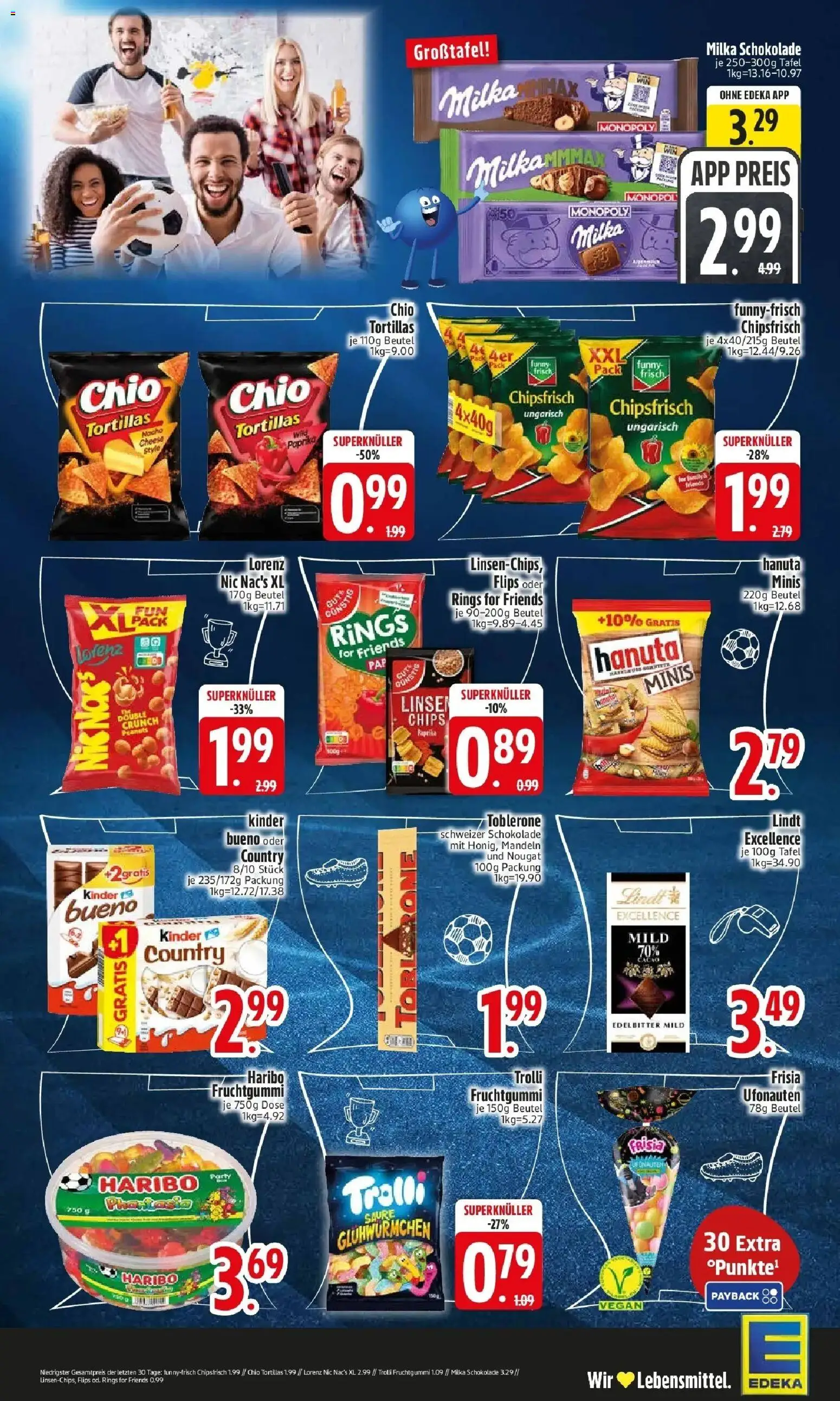 Edeka prospekt Greding – gültig ab 14.06.2026 | Seite: 2 | Produkte: Kinder bueno, Mandeln, Milka, Paprika