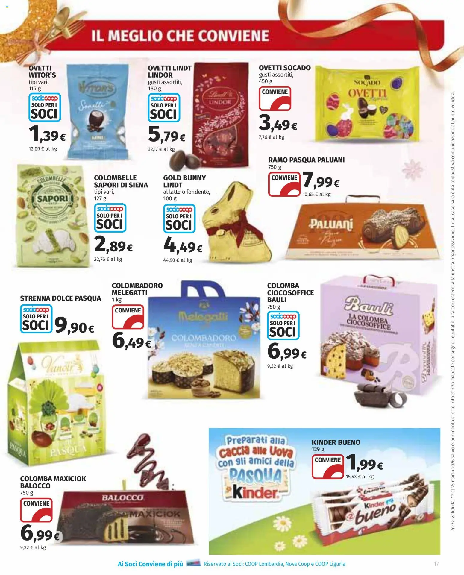 Volantino COOP del 12.03.2026 | Pagina: 17 | Prodotti: Uova, Latte, Data