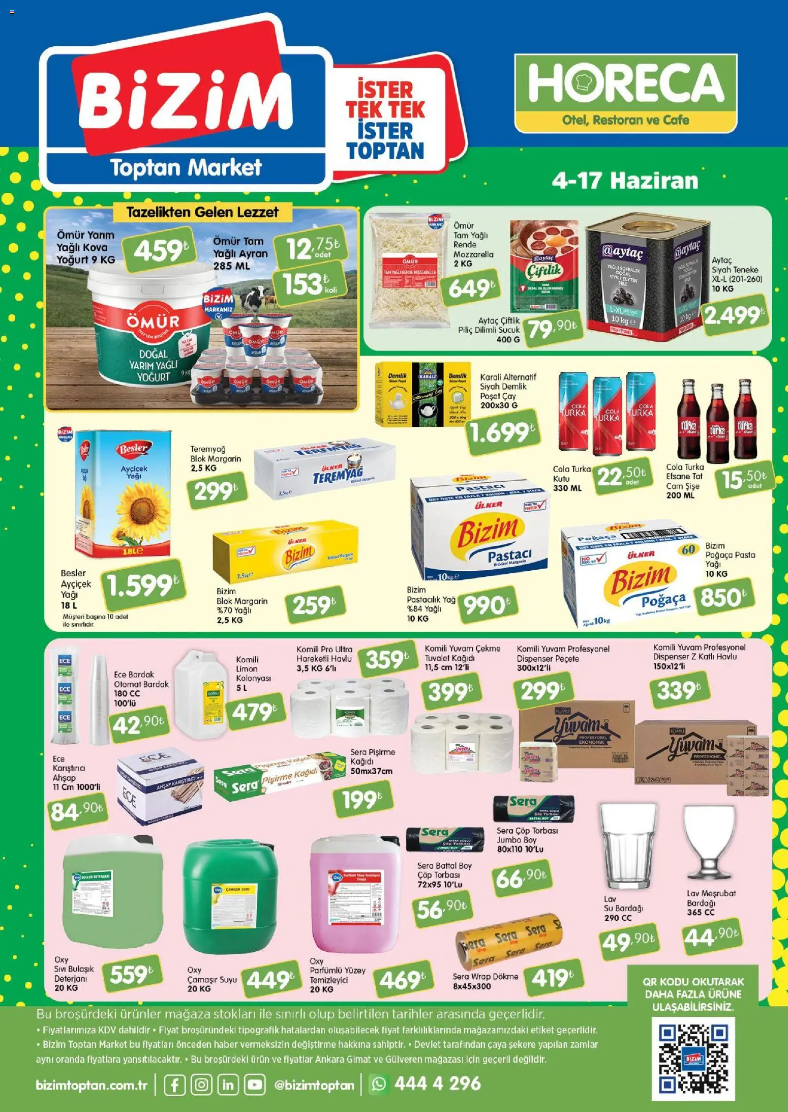 Bizim Toptan - Horeca kataloğu - 04.06.2026 tarihinden itibaren geçerlidir | Sayfa: 2 | Ürünler: Tuvalet, Çay, Bot, Demlik