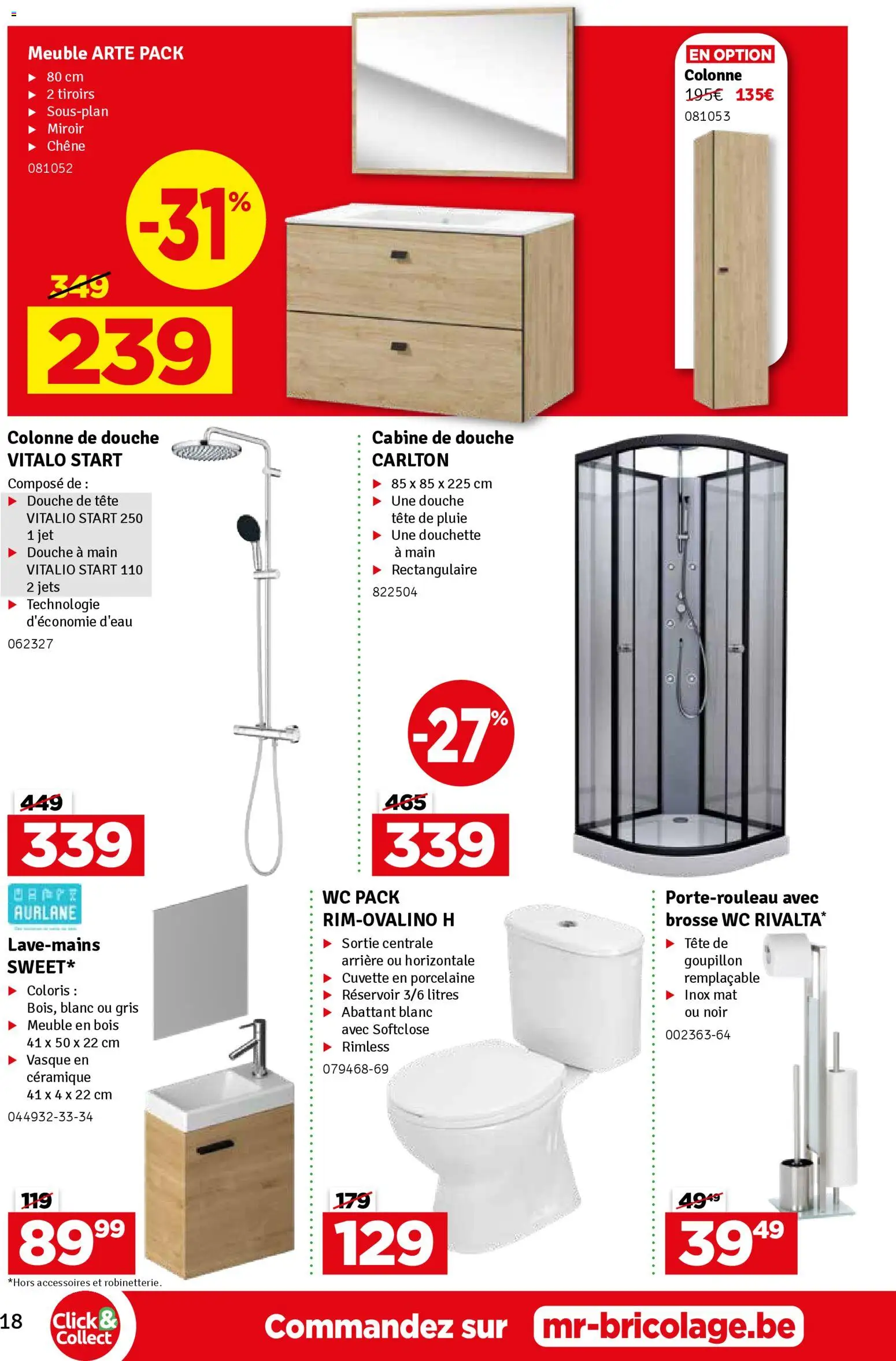 {H1} | Pagina: 18 | Producten: Wc, Douche