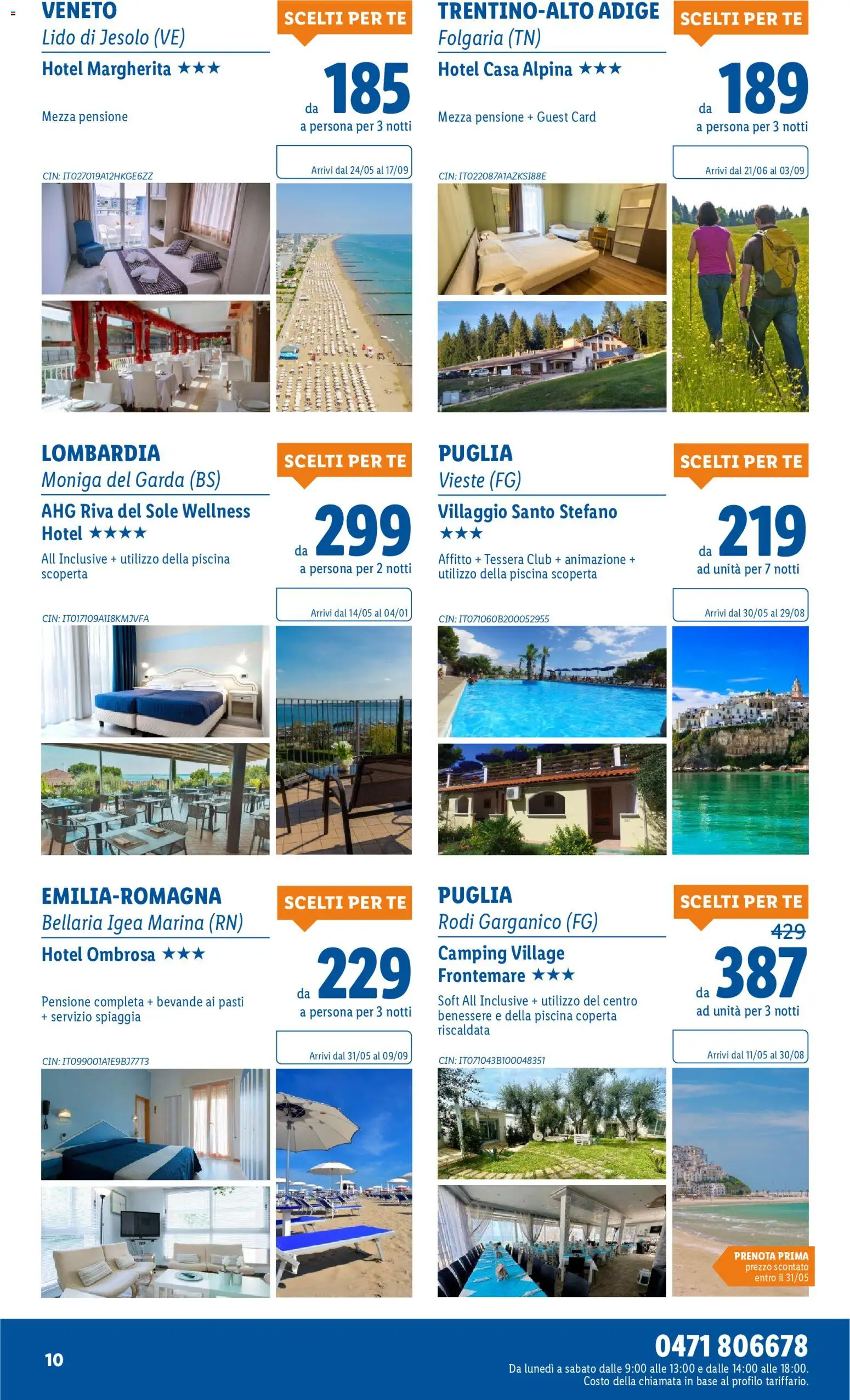 Volantino Lidl del 30.04.2026 | Pagina: 10 | Prodotti: Tè, Piscina, Coperta