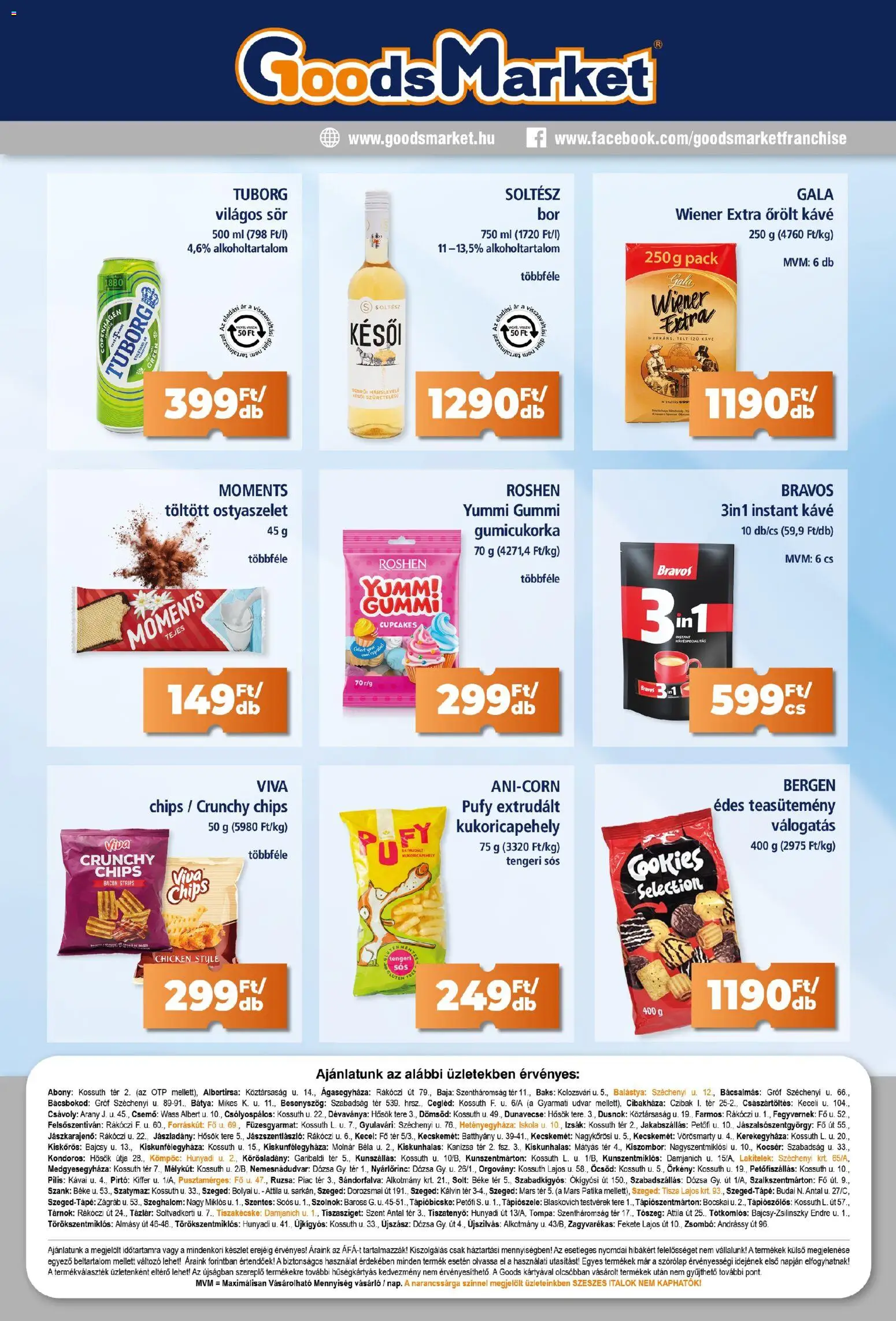 Goods Market akciós ujság - amely érvényes a következő dátumtól: 07.05.2026 | Oldal: 7