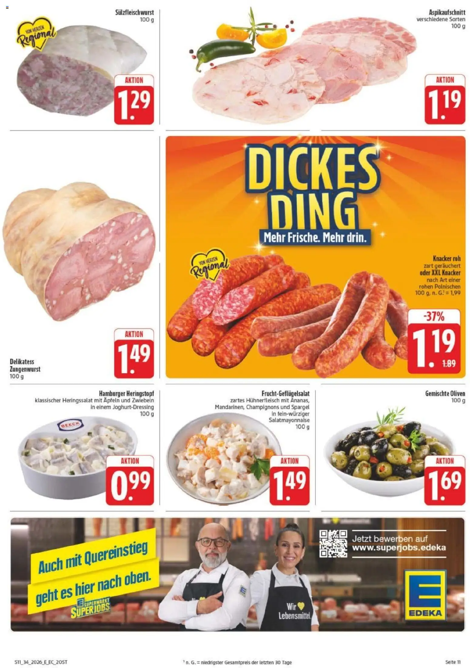 Edeka Prospekt Leipzig – gültig ab 17.08.2026 | Seite: 15 | Produkte: Spargel, Champignons, Zwiebeln, Hühnerfleisch