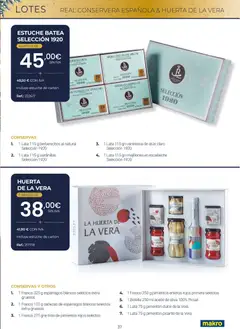 Vista previa Makro Lotes y Cestas Navidad Centro válido desde el 03/09/2026 | Página: 37