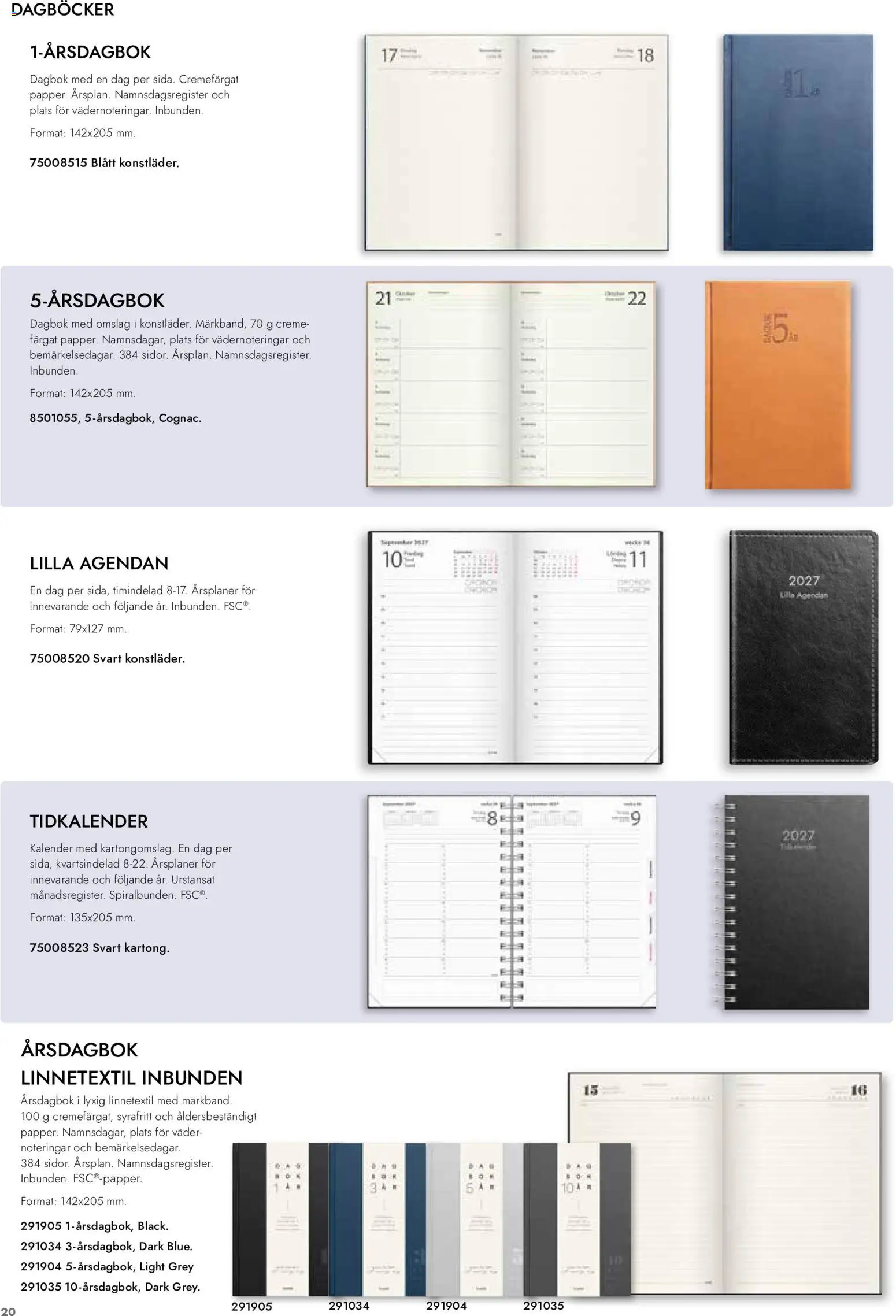 Lyreco reklamblad aktuell från 01/09/2026 | Sida: 21 | Produkter: Kalender