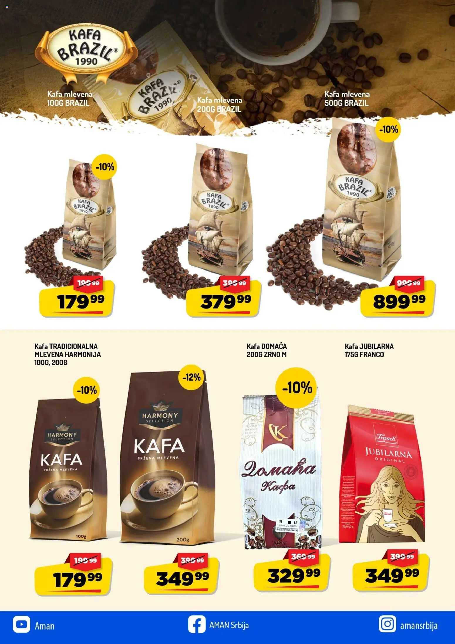 Aman katalog - važi od 01.10.2026 | Strana: 8 | Proizvode: Mlevena kafa, Kafa