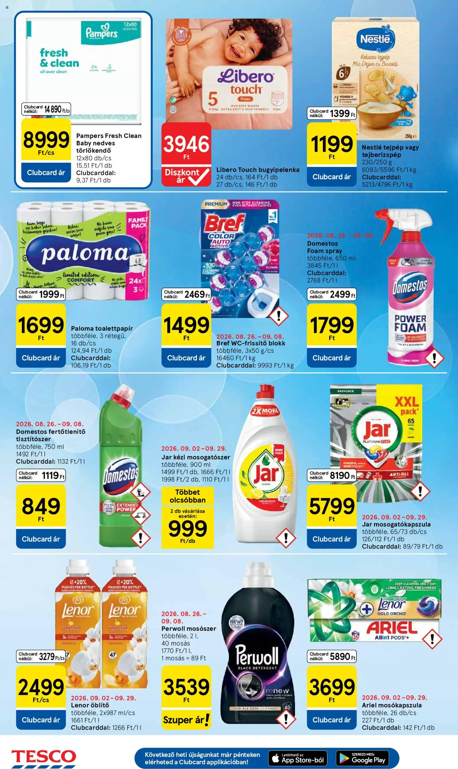 Tesco akciós ujság - amely érvényes a következő dátumtól: 2026.09.03. | Oldal: 8