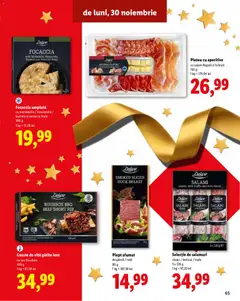Ofertele Lidl valabile de la 19.10.2026 | Pagină: 65 | Produse: Vită, Salam, Fistic, Sos