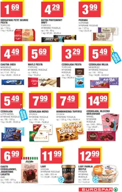 Pogląd oferty "Spar gazetka - Eurospar" - ważna od 23.09.2026 | Strona: 11 | Produkty: Pierniki, Herbatniki petit beurre, Milka, Baton proteinowy