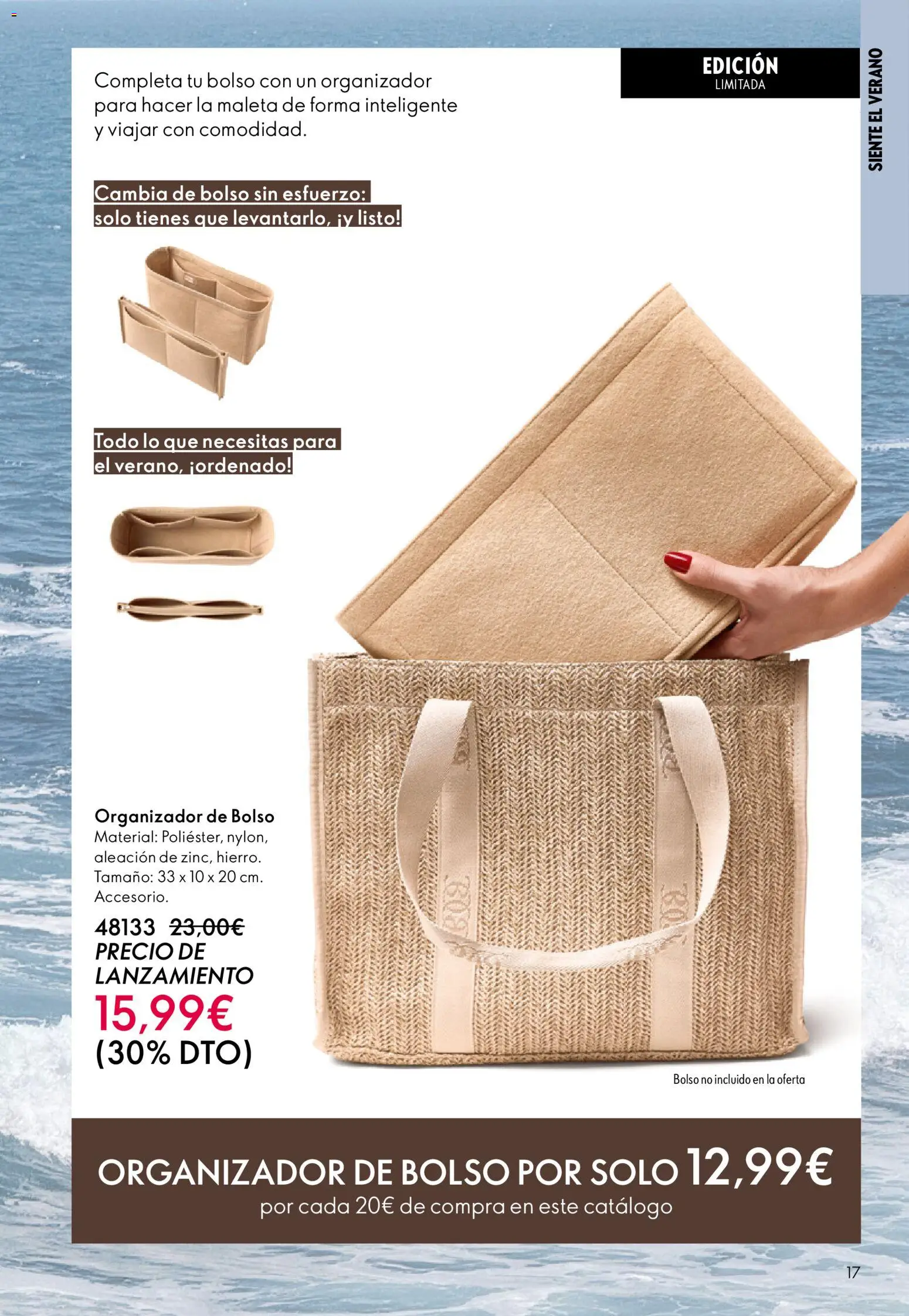 Oriflame - Catálogo Campaña 8 │ válido desde el 03.06.2026 | Página: 17 | Productos: Bolso, Maleta, Organizador