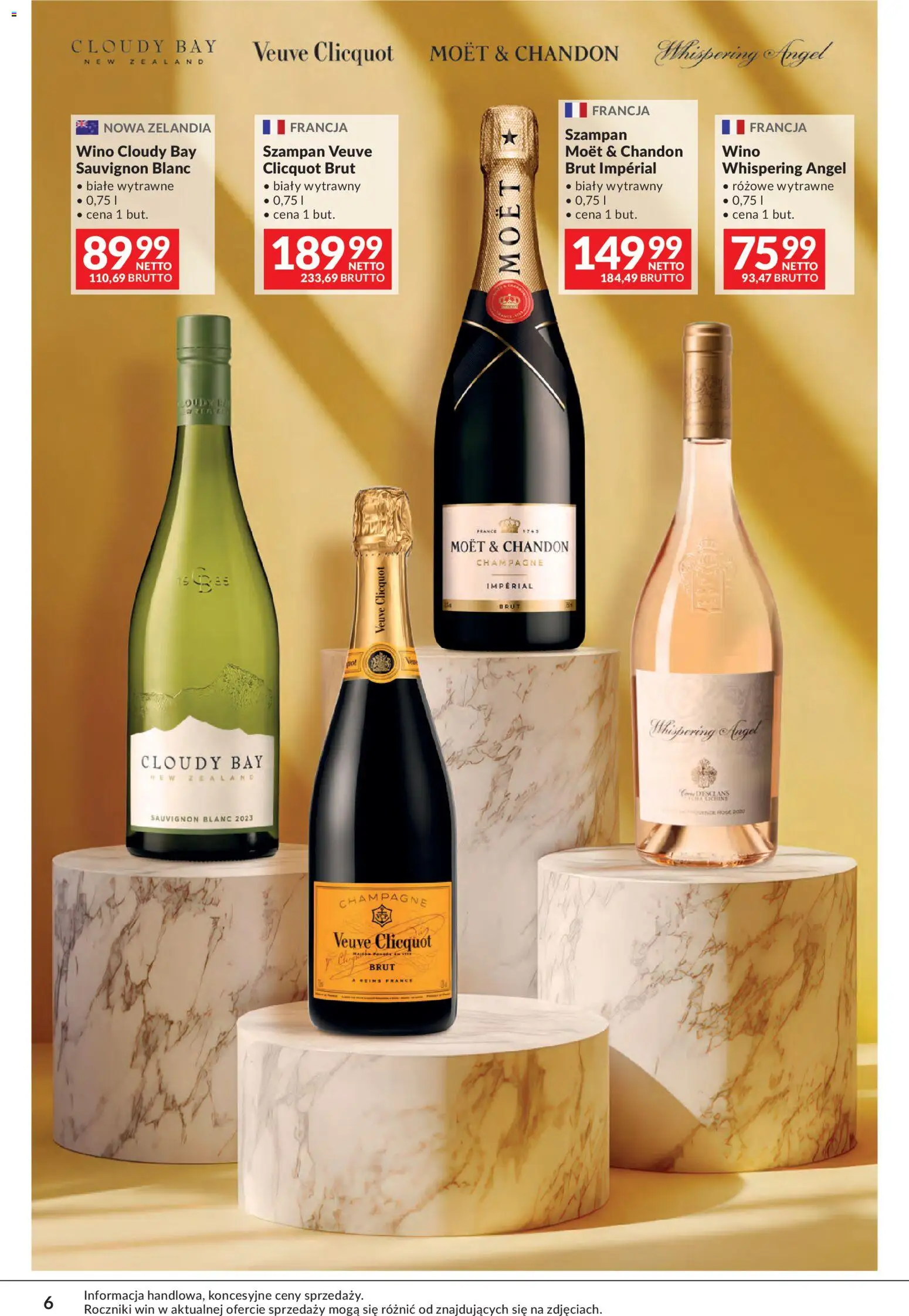 Makro gazetka - Sery, Wędliny, Wina od 01.09.2026 | Strona: 6 | Produkty: Moet, Champagne, Wino, Sauvignon Blanc