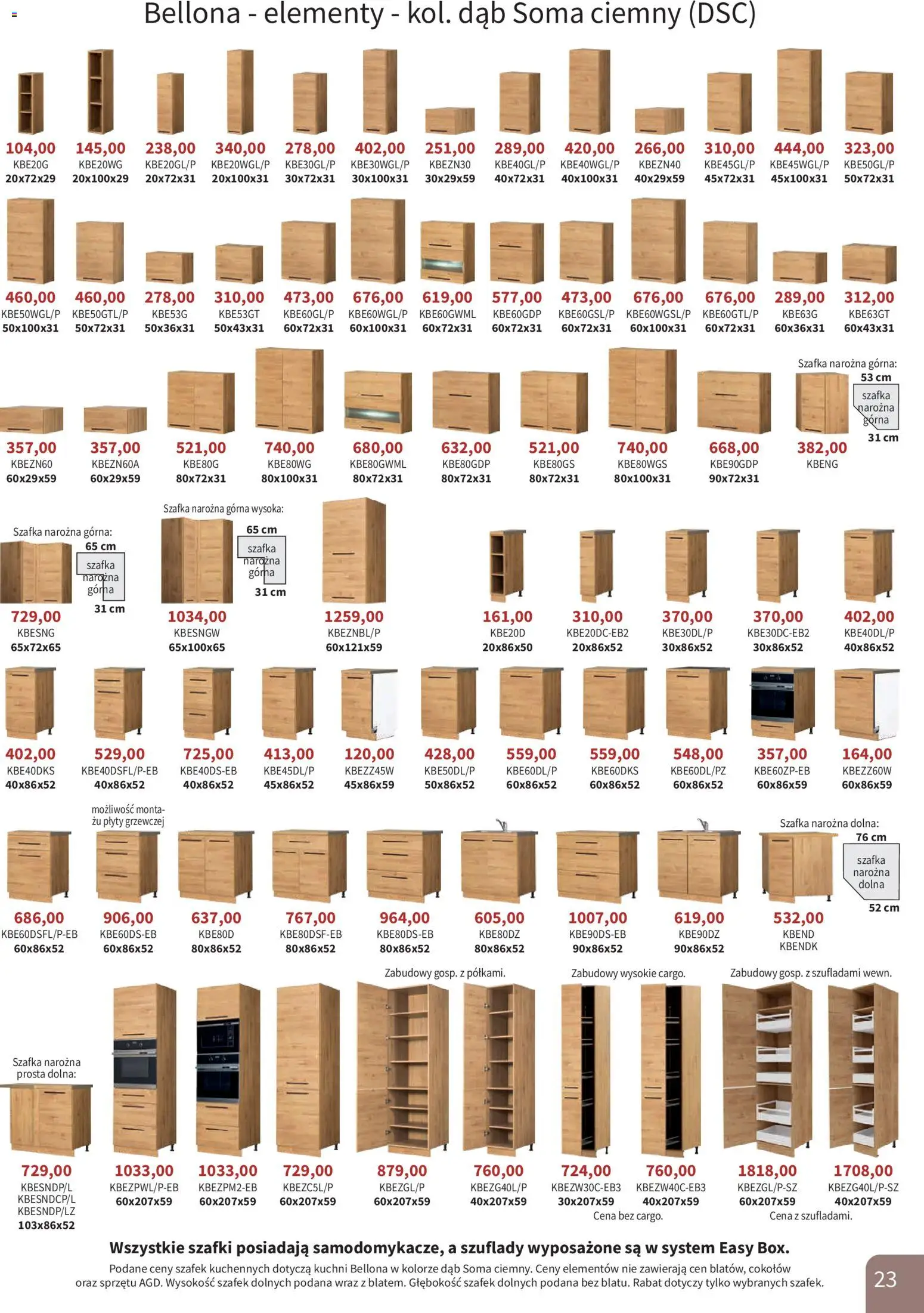 Bodzio Katalog od 01.08.2026 | Strona: 23 | Produkty: Plyty