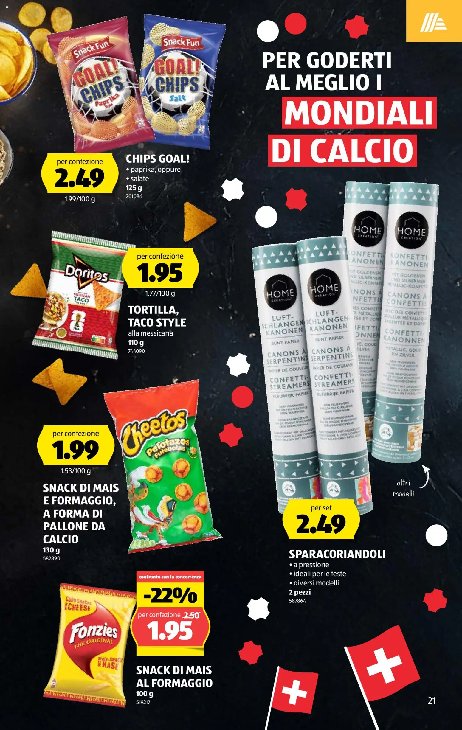 Aldi aktionen IT – gültig ab 04.06.2026 | Seite: 21 | Produkte: Tee, Chips