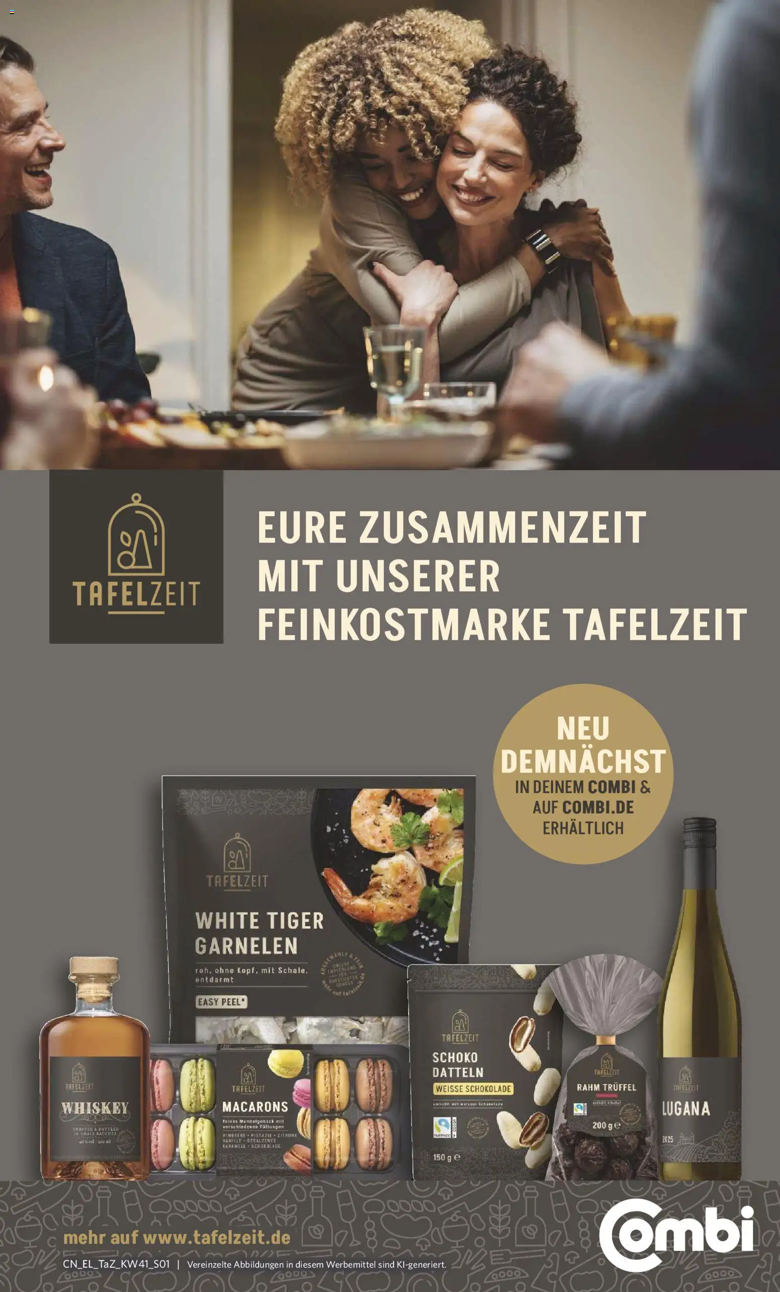 Combi Sonderangebote – gültig ab 04.10.2026 | Seite: 1 | Produkte: Schokolade, Garnelen, Tiger garnelen, Whiskey