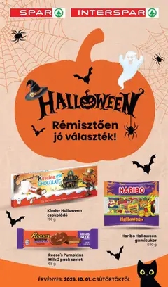 Interspar Halloween katalógus - amely érvényes a következő dátumtól: 2026.10.01.