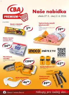 Náhled letáku CBA leták - Premium od 27.05.2026