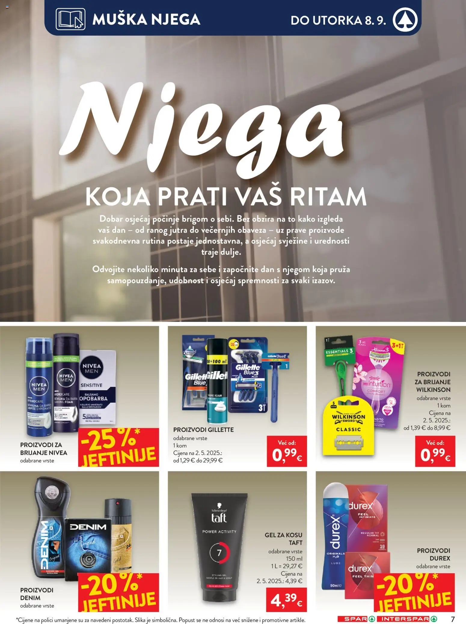 Interspar katalog | vrijedi od 02.09.2026 | Stranica: 23 | Proizvodi: Gel za kosu, Nivea