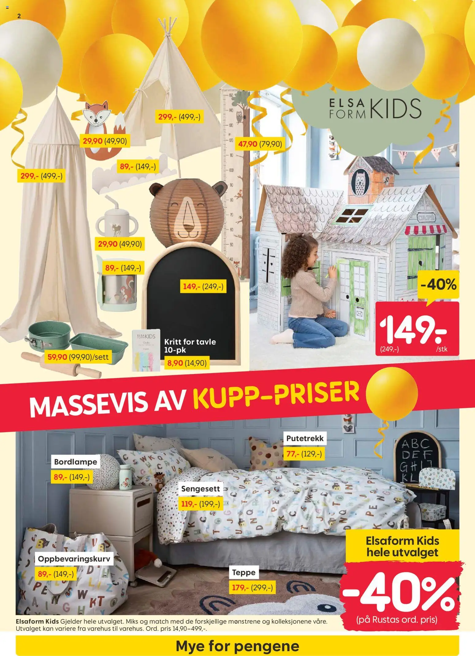 {H1} | Side: 2 | Produkter: 1, Hylle, Telt, Teppe