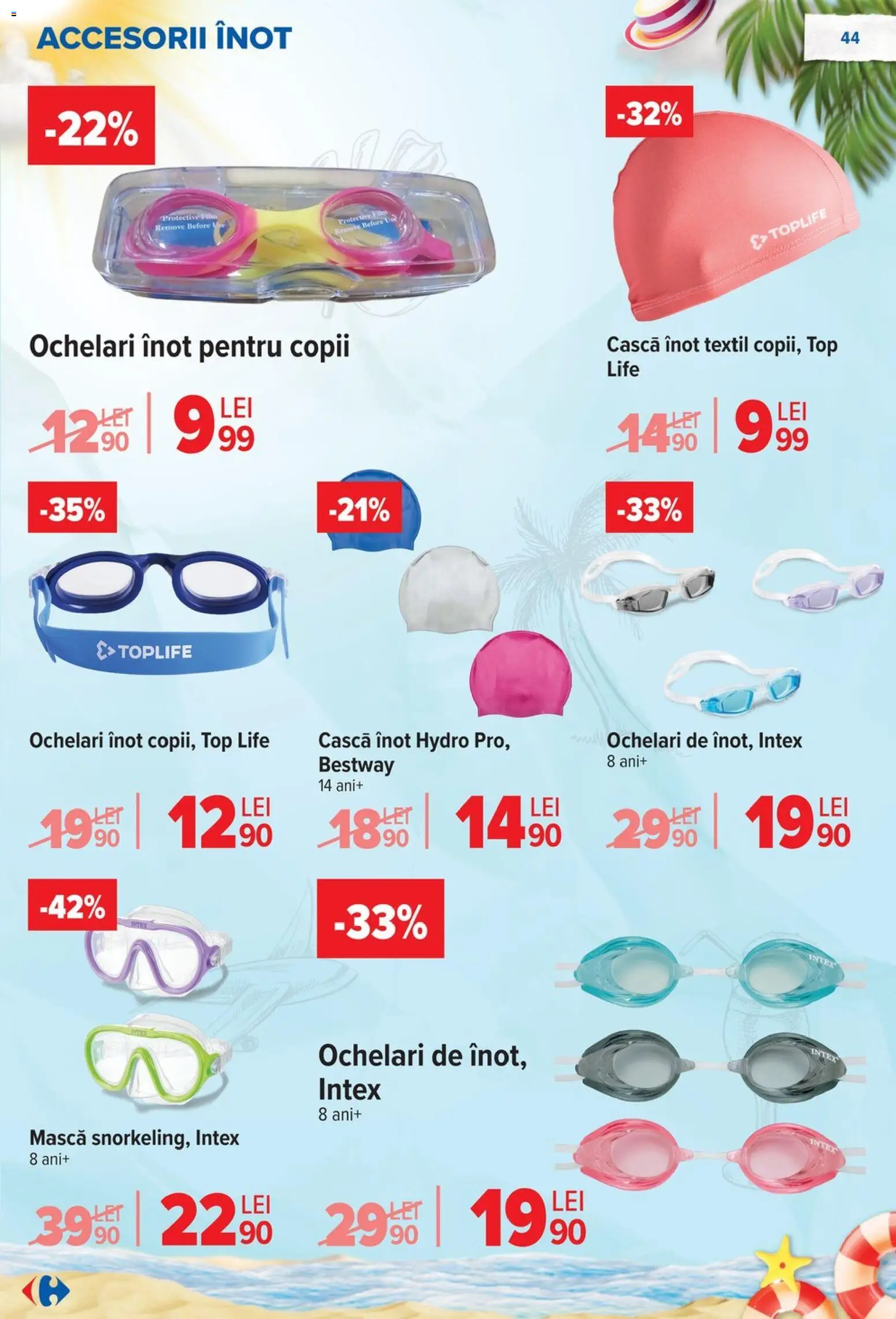 Noul catalog Carrefour – valabil de la 17.06.2026 | Pagină: 45 | Produse: Ochelari, Top