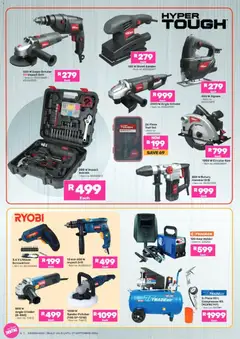 Offer preview "Game - Catalogue Spring Into Action" | Page: 6 | Products: Ryobi, Game, Grinder, Jigsaw