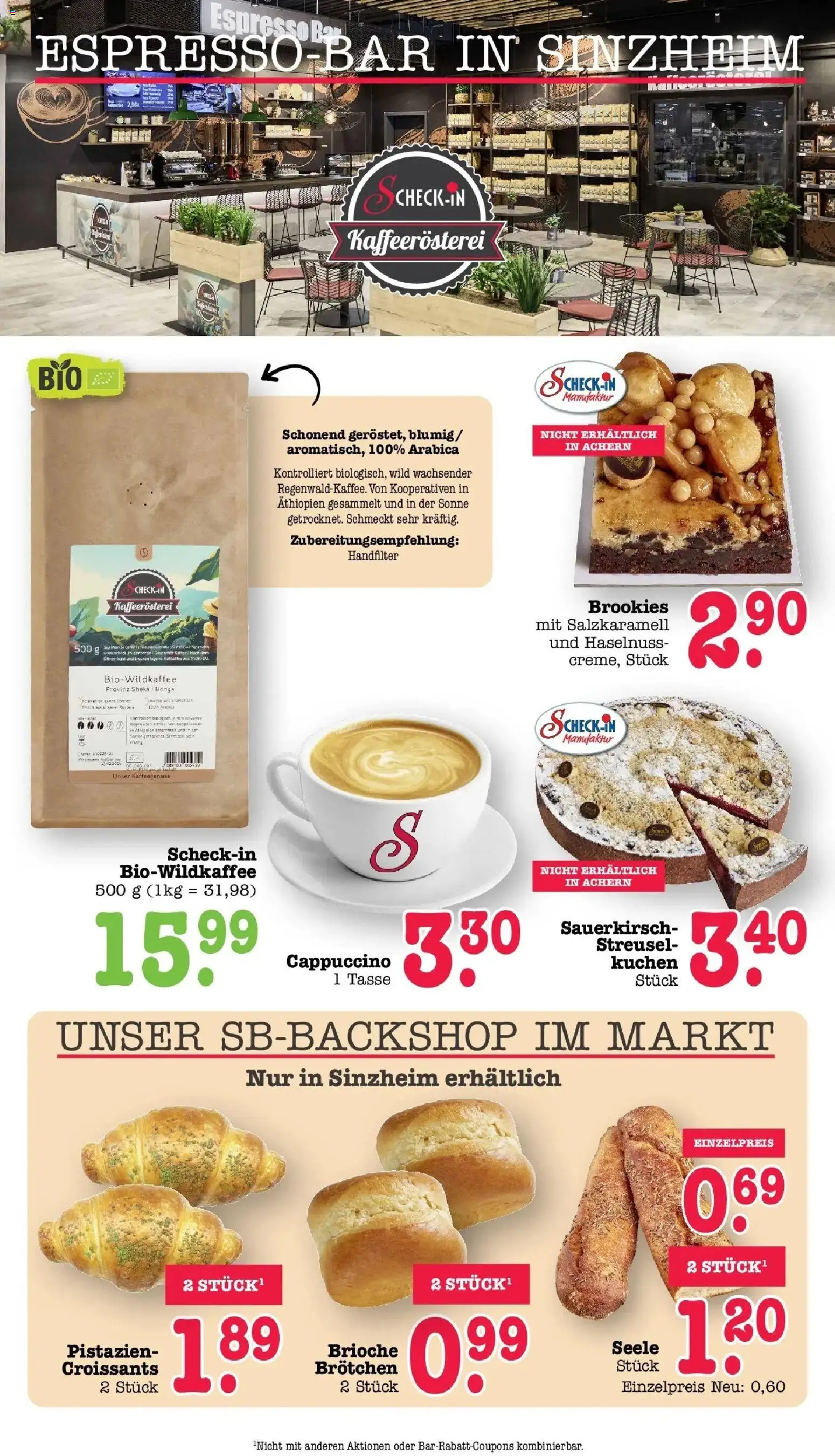 E center Prospekt Achern (ab 31.08.2026) zum Blättern | Seite: 50 | Produkte: Pistazien, Kuchen