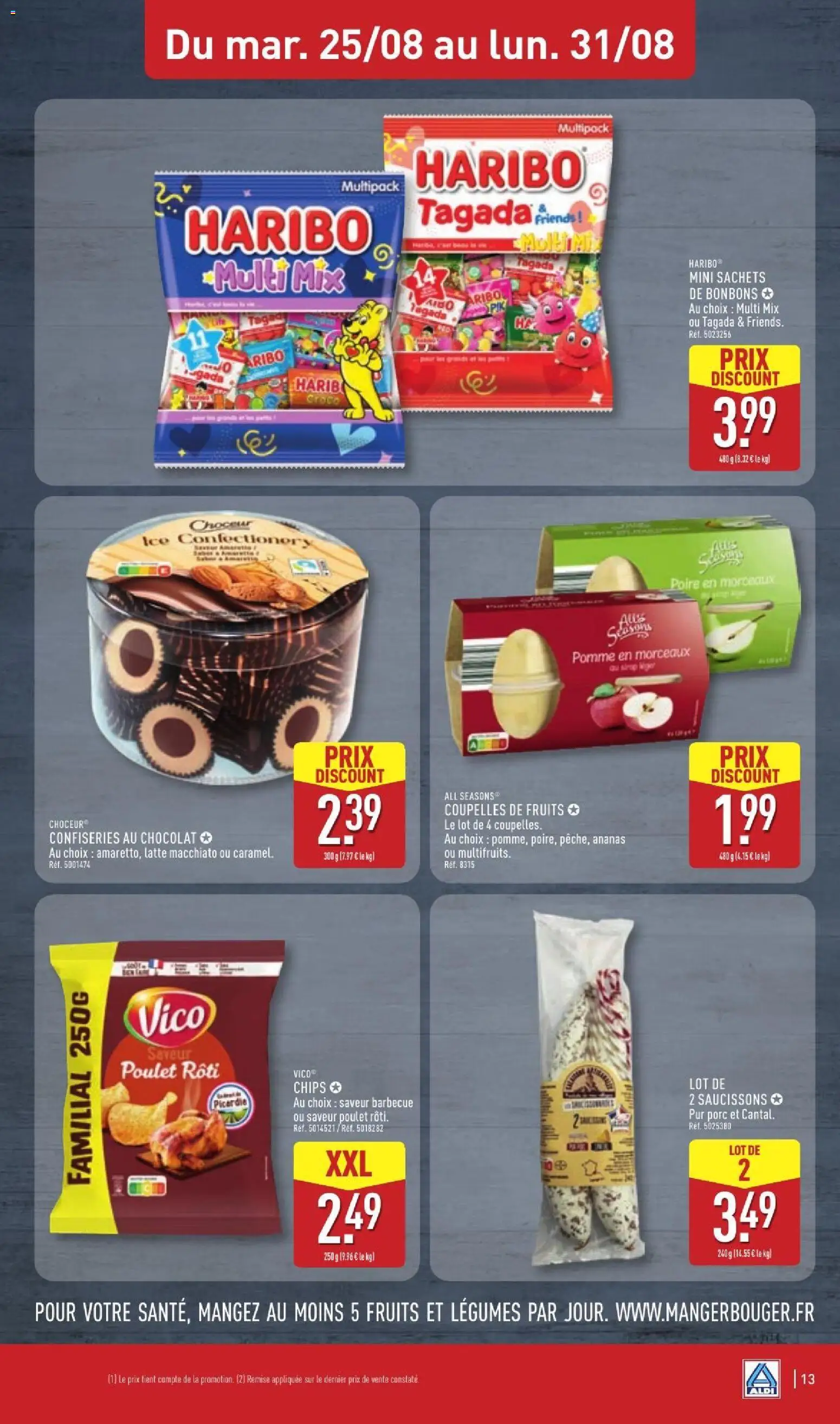 {H1} | Page: 15 | Produits: Pomme, Poulet, Poulet rôti, Ananas