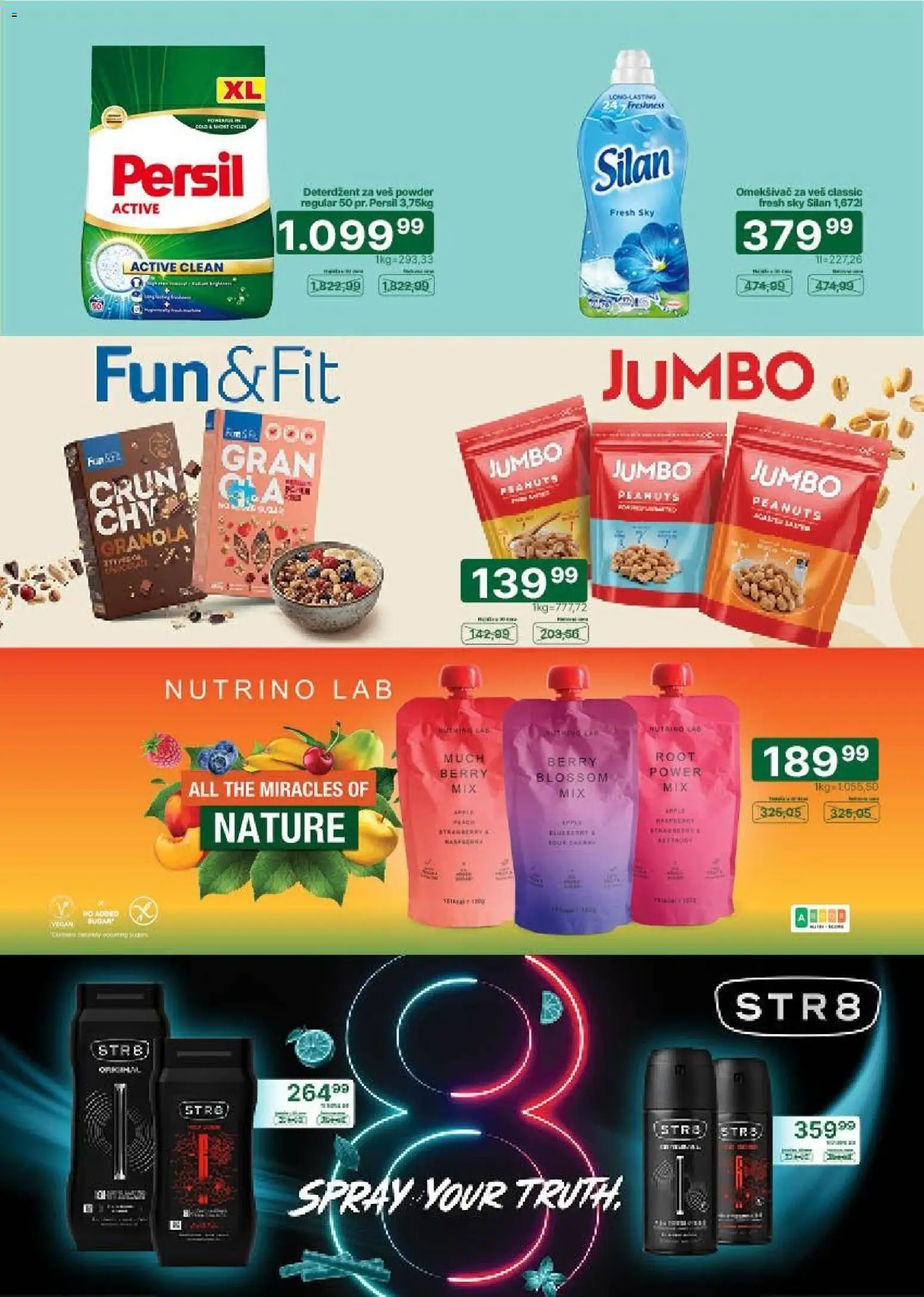 Univerexport katalog - važi od 20.07.2026 | Strana: 21 | Proizvode: Deterdžent, Granola, Silan, Omekšivač za veš