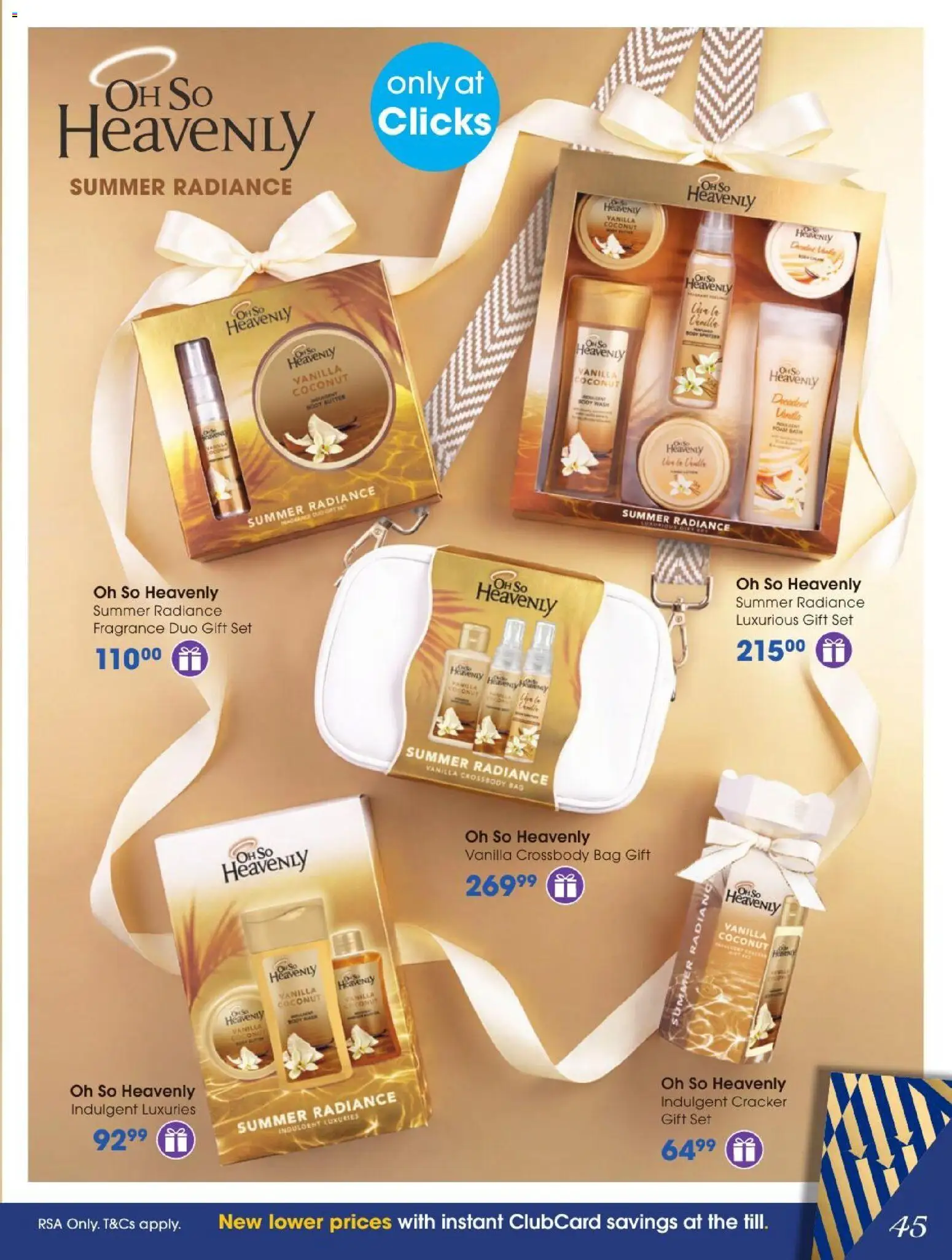 New Clicks catalogue – valid from 27/10/2026 | Page: 45 | Products: Vanilla, Bath, Fragrance, Foam