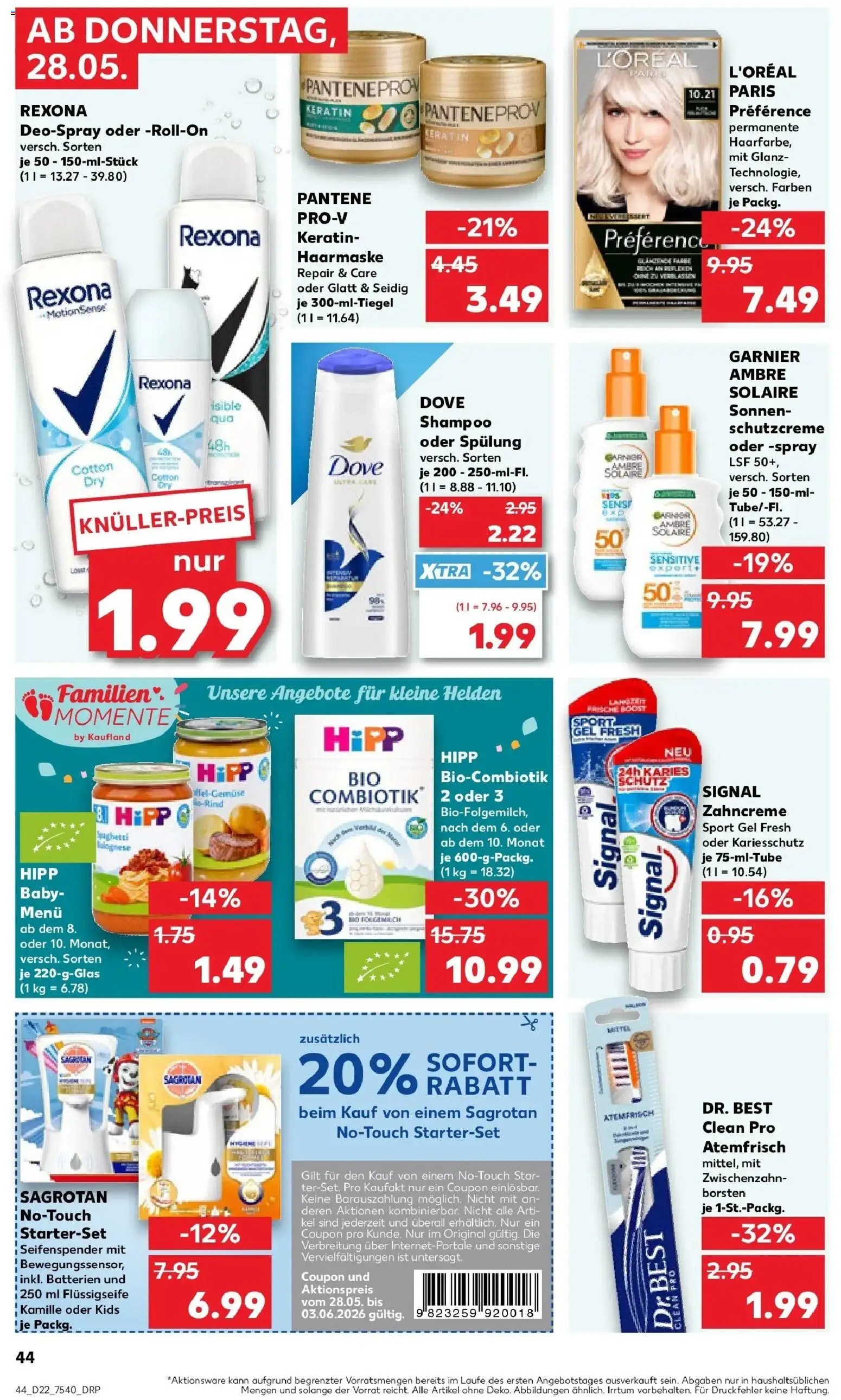 Kaufland Prospekt Gardelegen – gültig ab 26.05.2026 | Seite: 49 | Produkte: Seifenspender, Spülung, Haarmaske, Deodorant