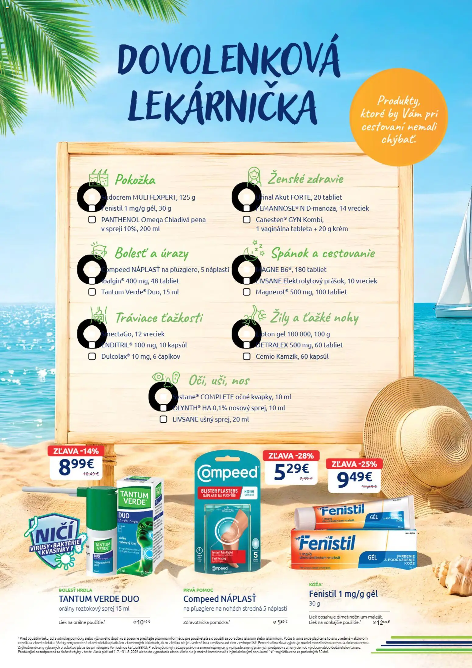 Nové BENU Lekáreň akcie – leták je platný od 01.07.2026 | Strana: 3