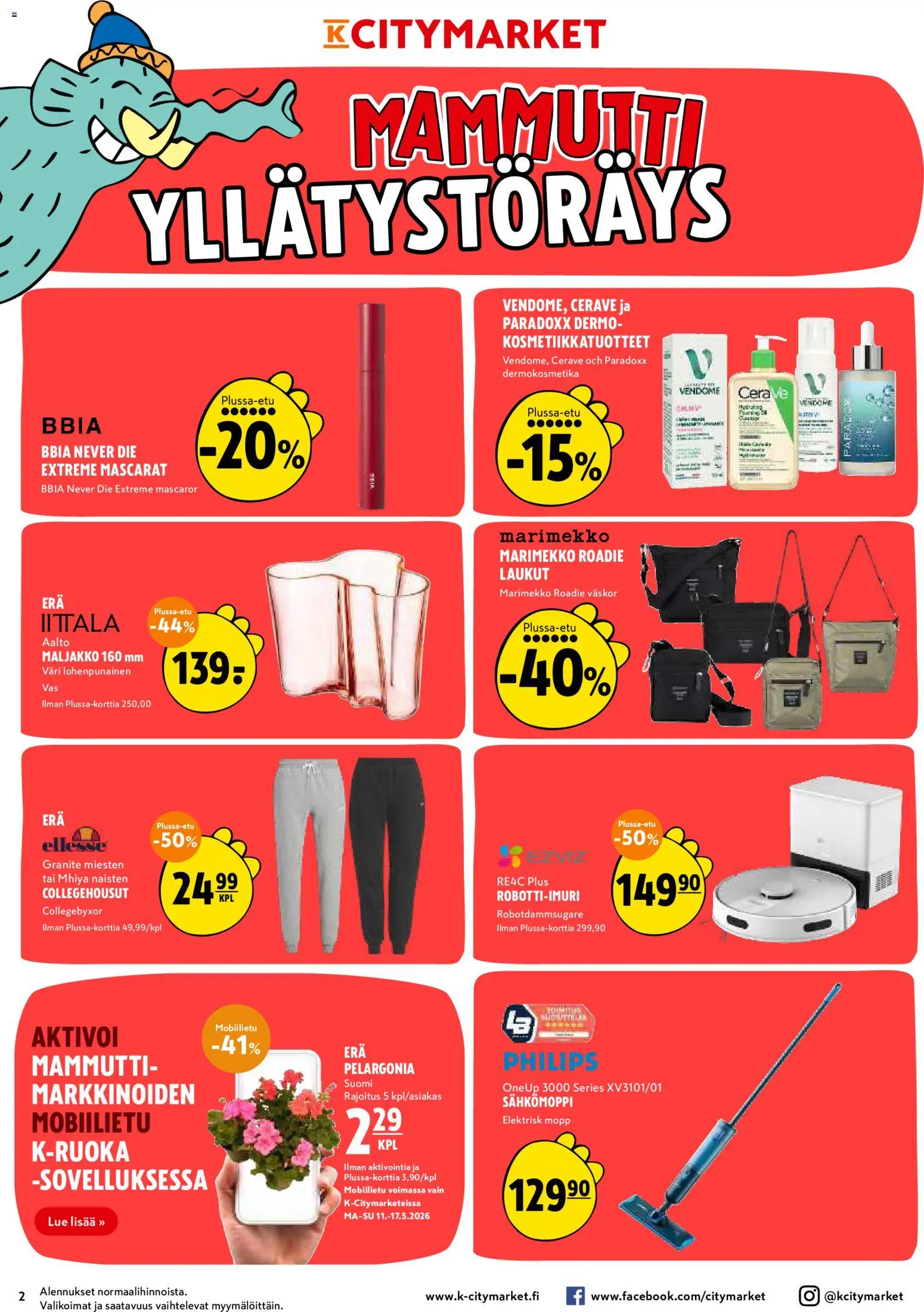 K-Citymarket tarjoukset – voimassa 13.05.2026 alkaen | Sivu: 2