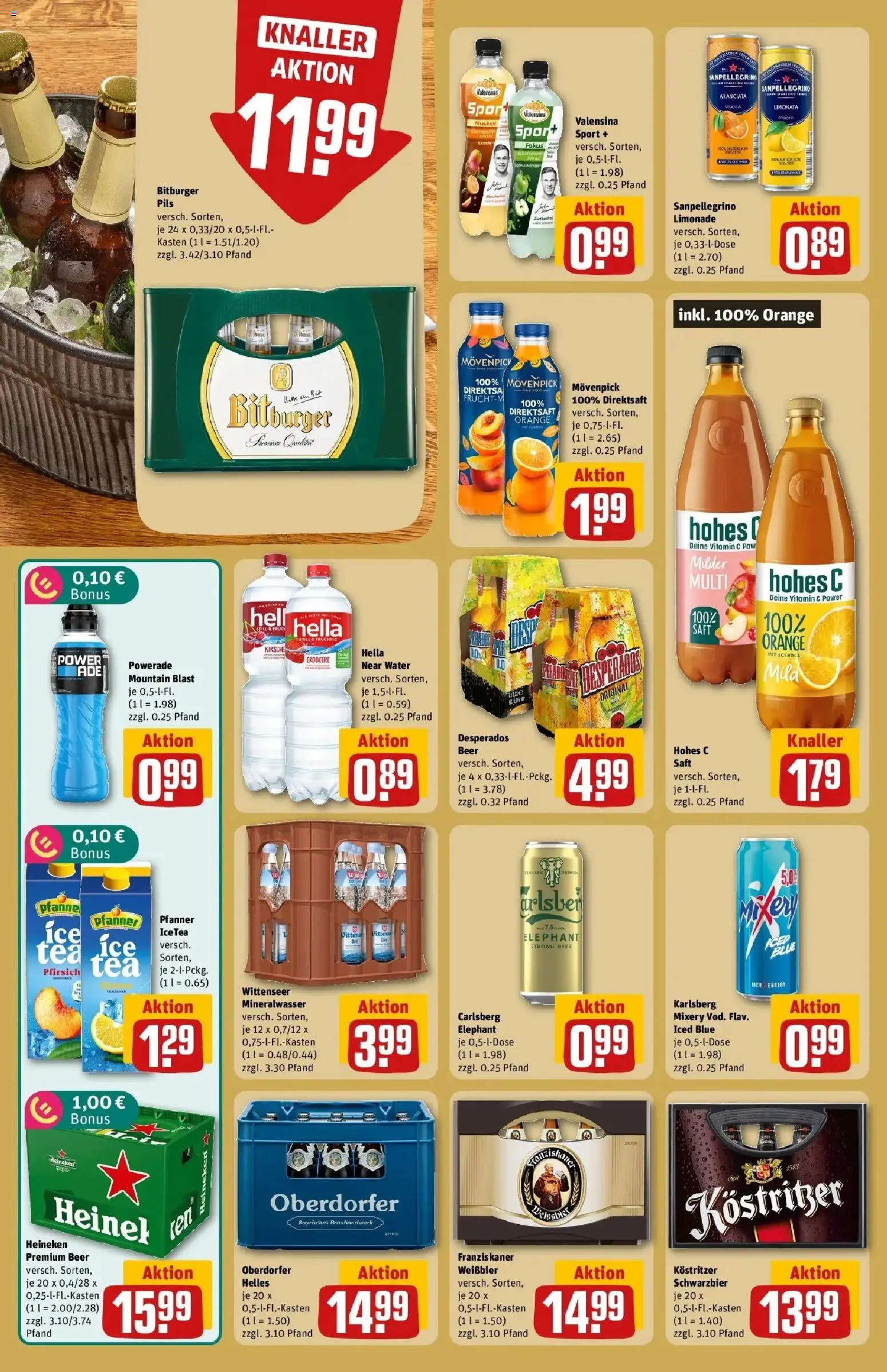 REWE Prospekt ab 31.08.2026 zum Blättern » Angebote | Seite: 20 | Produkte: Carlsberg, Mineralwasser, Heineken, Mixery