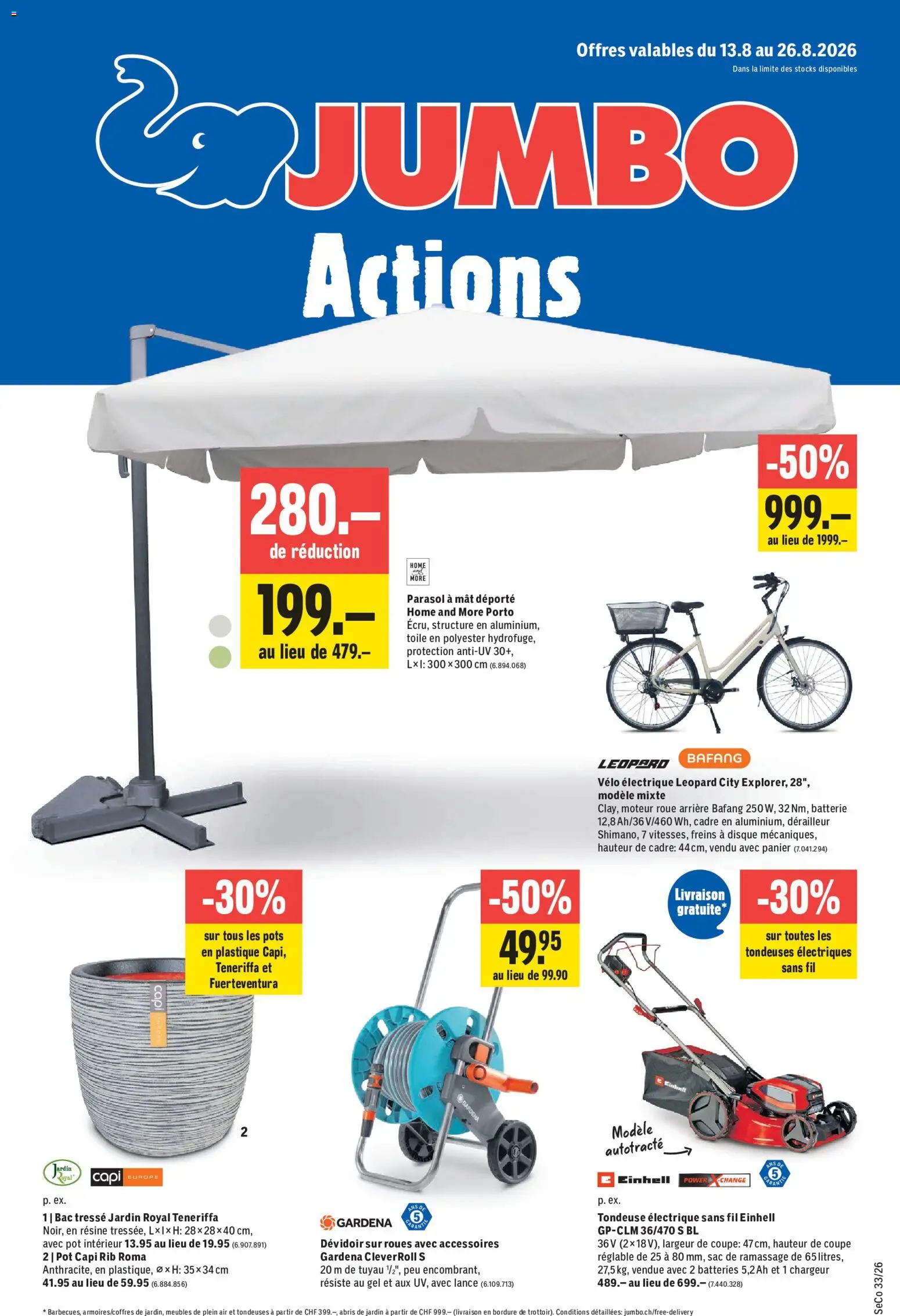 Jumbo aktionen FR – gültig ab 13.08.2026 | Seite: 1 | Produkte: Batterie