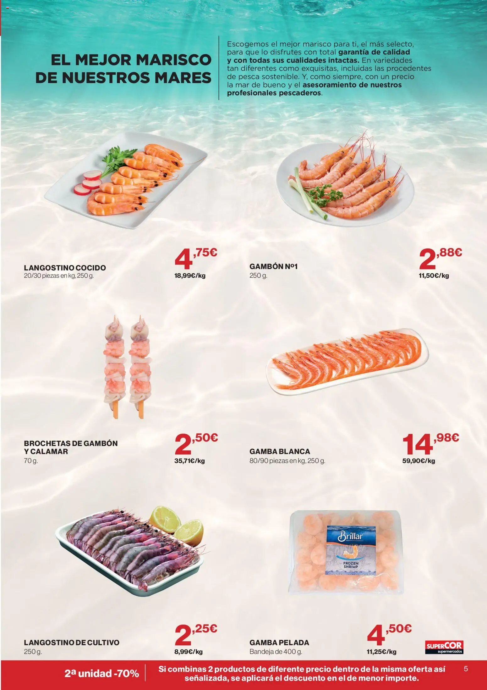 Supercor Canarias │ válido desde el 06.05.2026 | Página: 5 | Productos: Bandeja, Langostino, Gamba