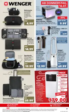 Kaufland DE -DE Folder - Voorbeeld van een folder van Kaufland DE, geldig van 16-07-2026 | Pagina: 47 | Producten: Ventilator, Pet