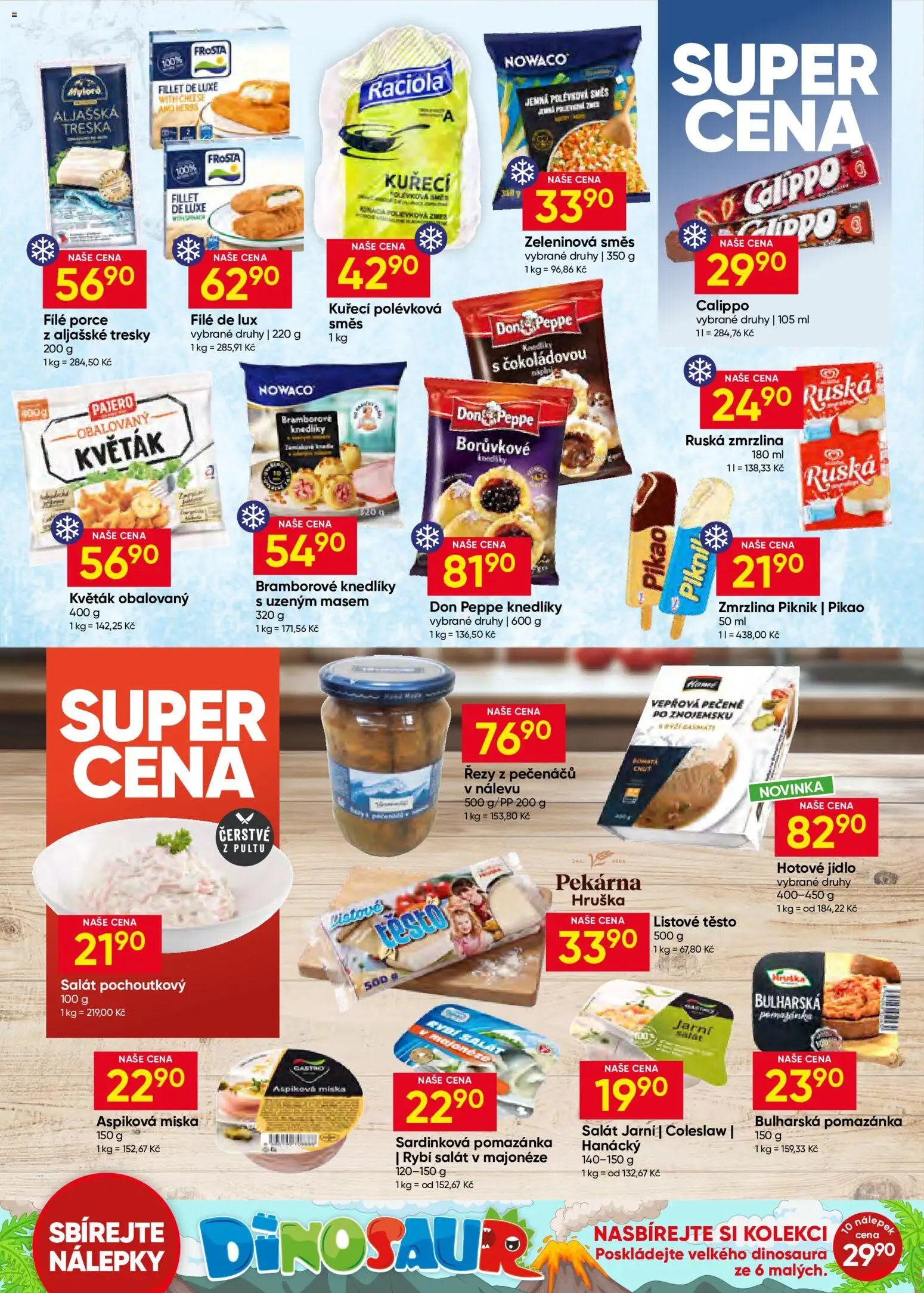 Hruška leták od 24.06.2026 | Strana: 5 | Produkty: Vepřová pečeně, Ruská zmrzlina, Salát, Pomazánka