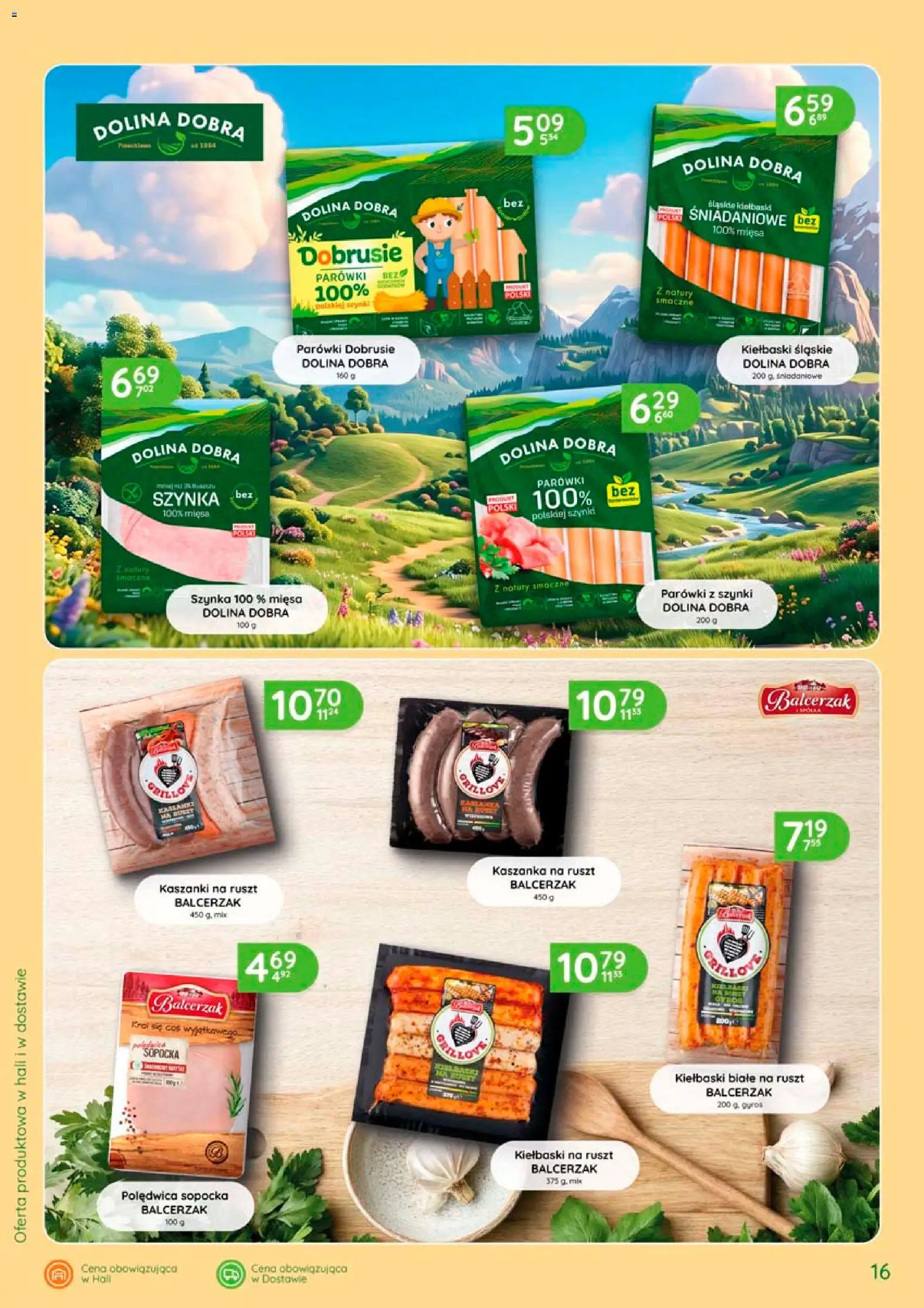 Eurocash gazetka - Katalog Wędlin od 06.08.2026 | Strona: 16 | Produkty: Grill, Kaszanka, Kiełbaski, Ruszt